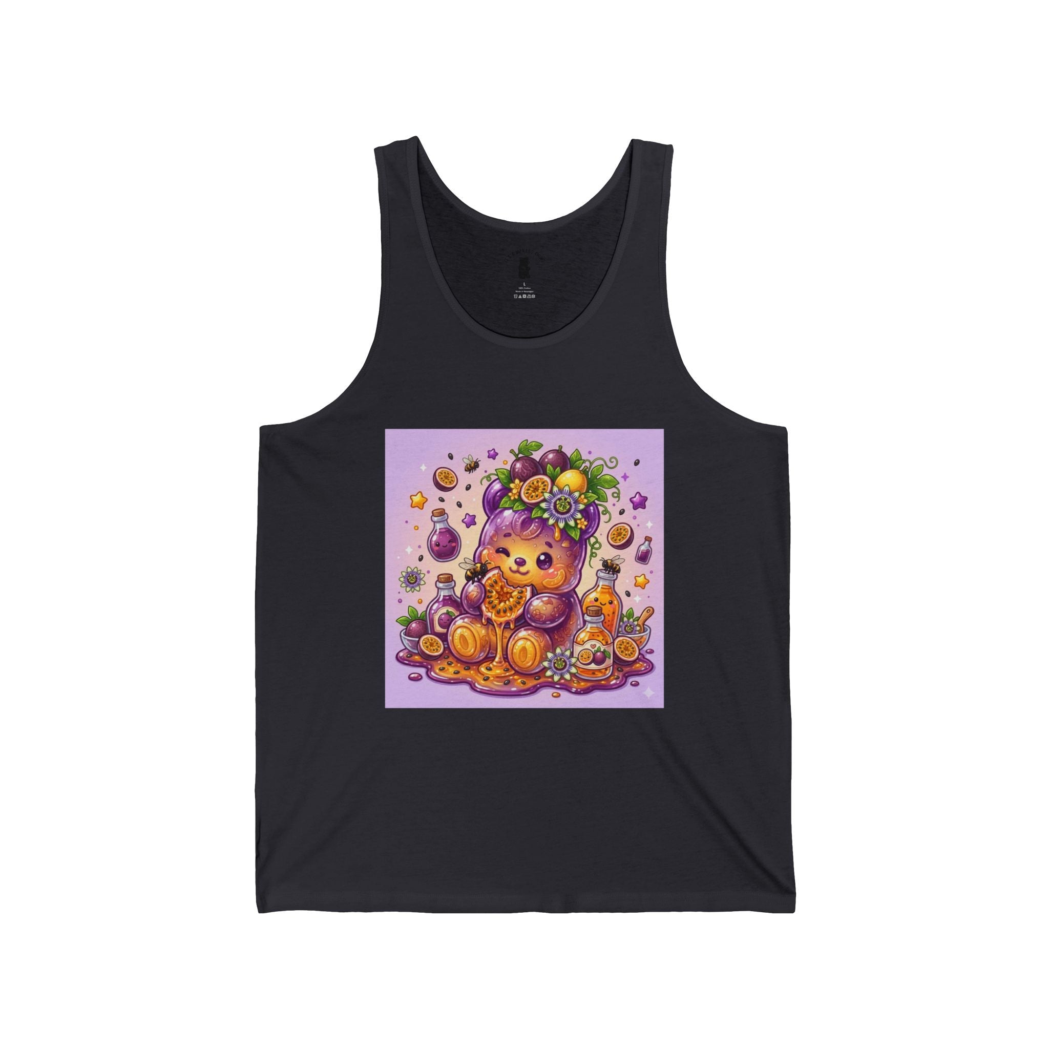 Passion Fruit Delight, Exotic Fruit Gooey Gummy Bear - Kawaii Graphic Tank Top