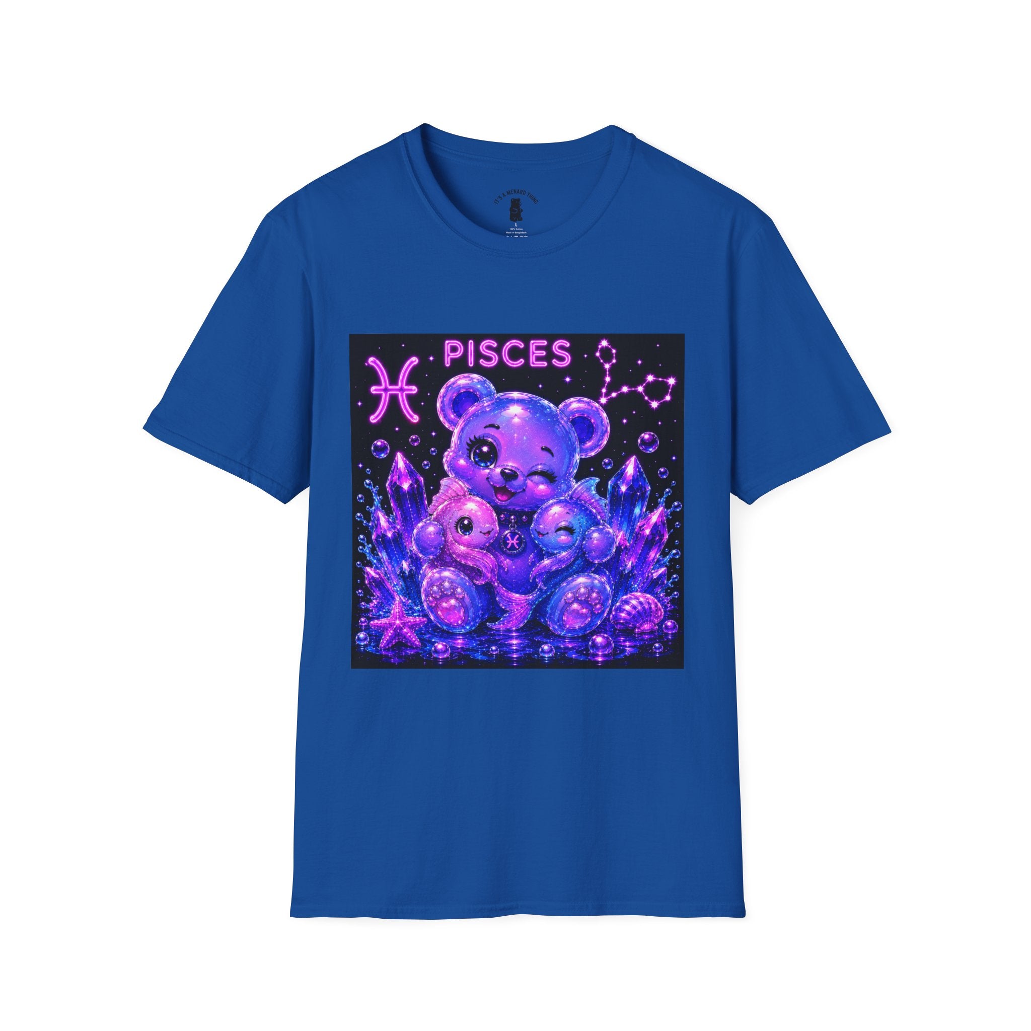 Pisces Zodiac Astrology Oozy Bear Friend Special Addition- Graphic Shirt