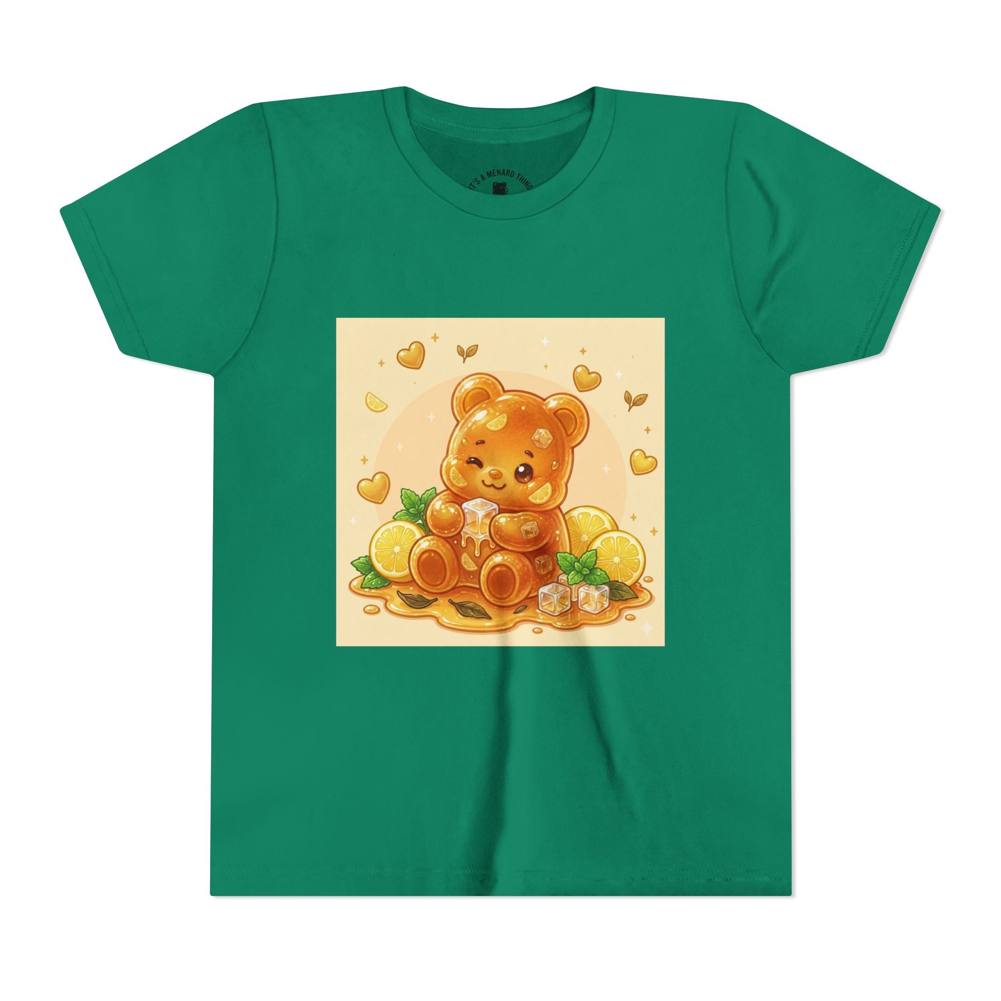 Honey Lemon Iced-Tea Gooey Gummy Bear Youth T-Shirt