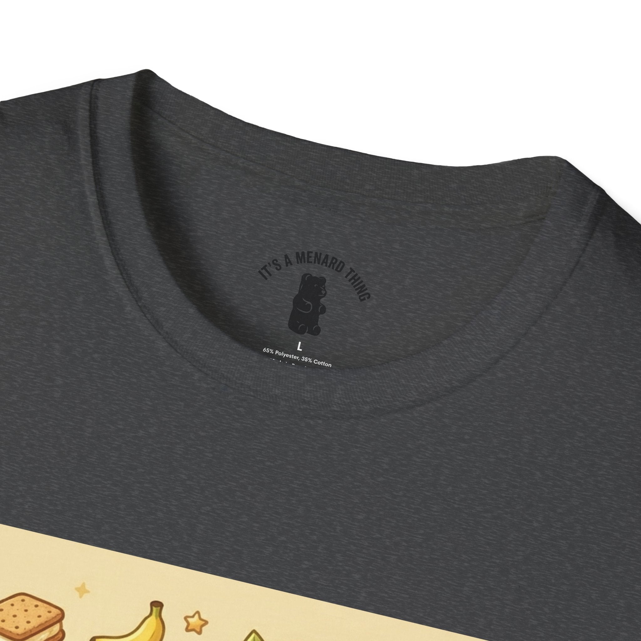 Banana Cream Pudding & Vanilla Cookies, Gooey Gummy Bear — Cute Cartoon T-Shirt