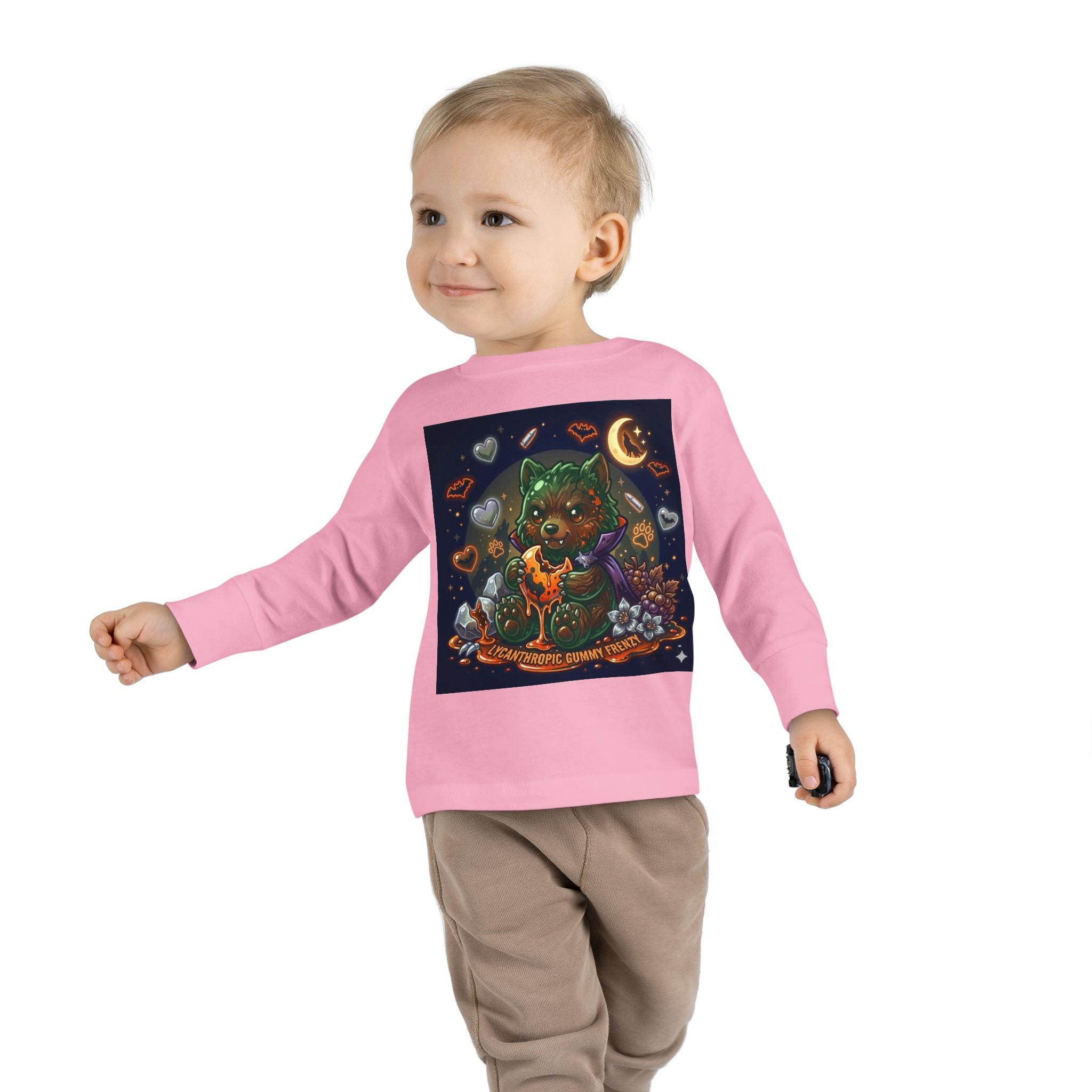 Werewolf Oozy Bear Gummy Halloween Special- Graphic Long Sleeve Shirt