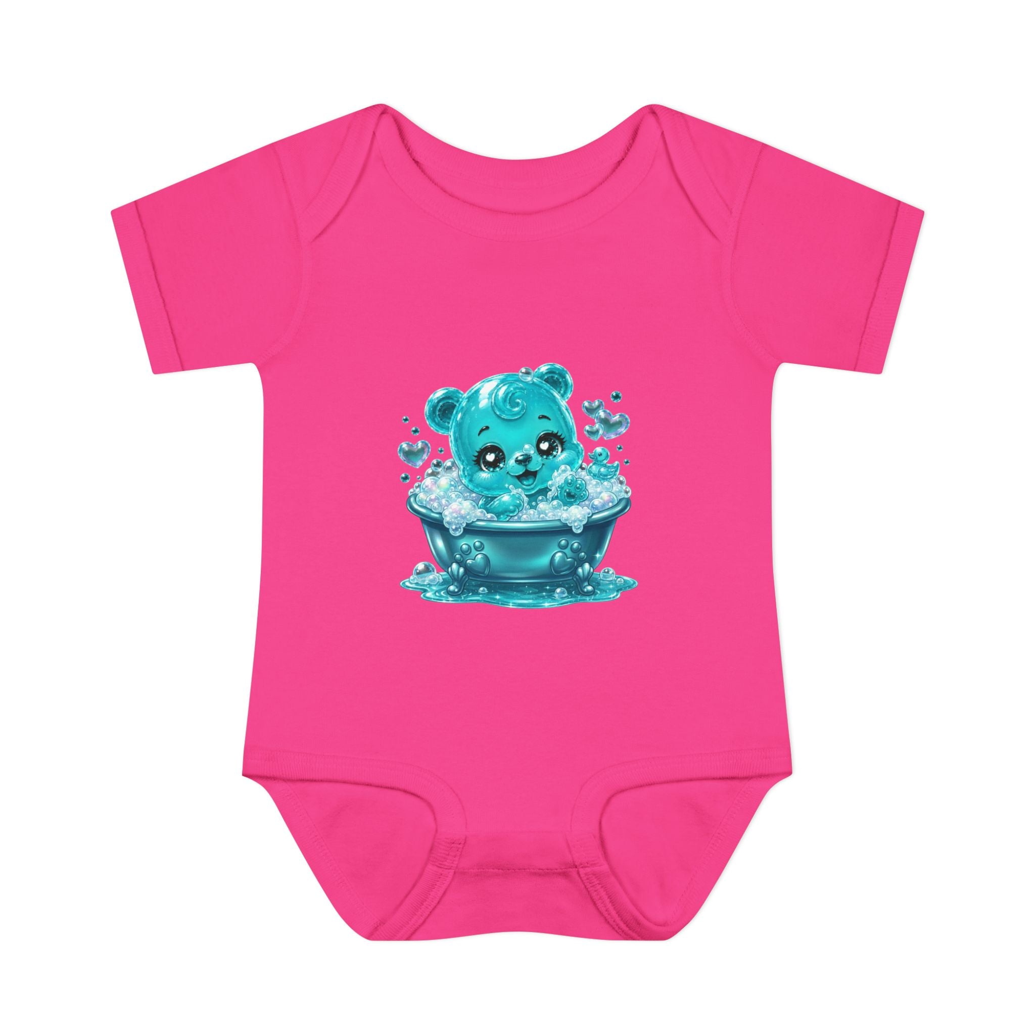 Adorable Bubble Bath Oozy Baby Gummy Bear Cutie Addition- Graphic Onesie