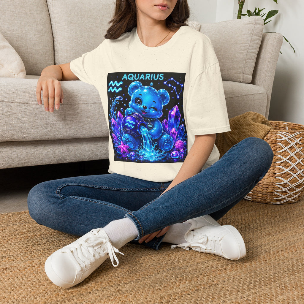 Aquarius Zodiac Astrology Oozy Bear Friend Special Addition- Graphic Shirt