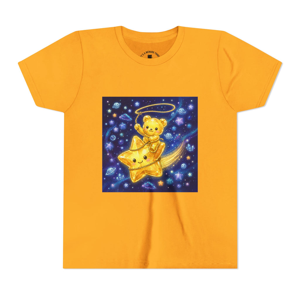 Rodeo, Giddy Up! Starlight Yellow Gooey Crystal Gummy Bear- Graphic T-Shirt