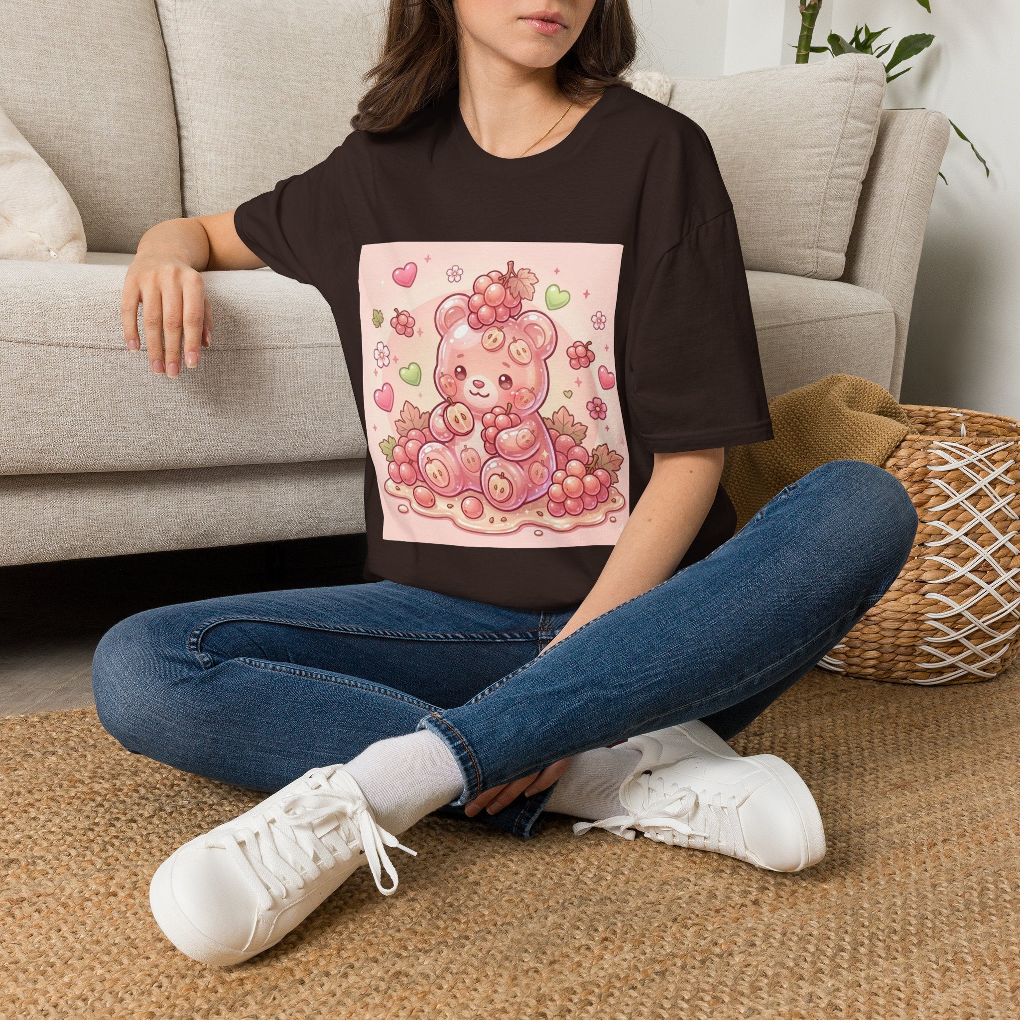 Special Japanese Koshu Pink Grapes, Exotic Oozy Gummy Bear — Cute Graphic Shirt