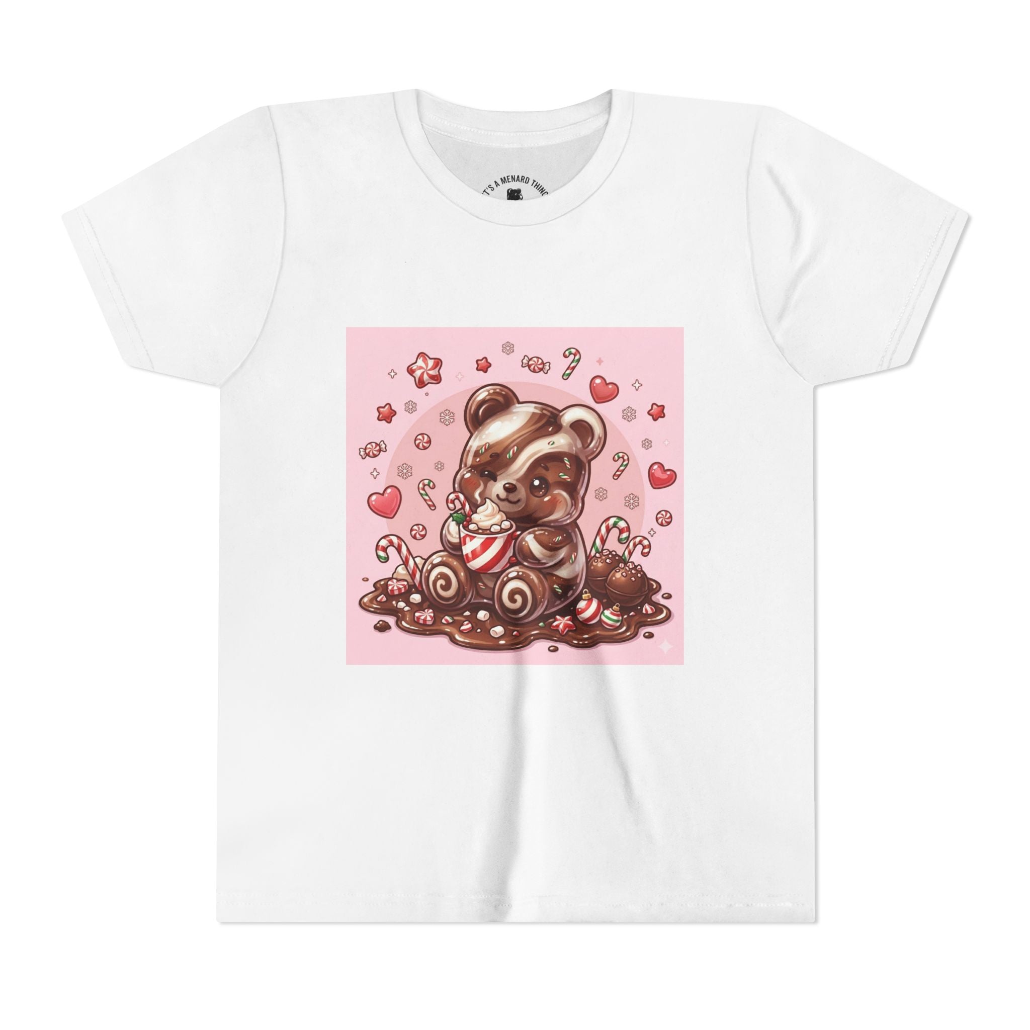 Cute Hot Chocolate Gooey Gummy Bear Holiday Kids Shirt
