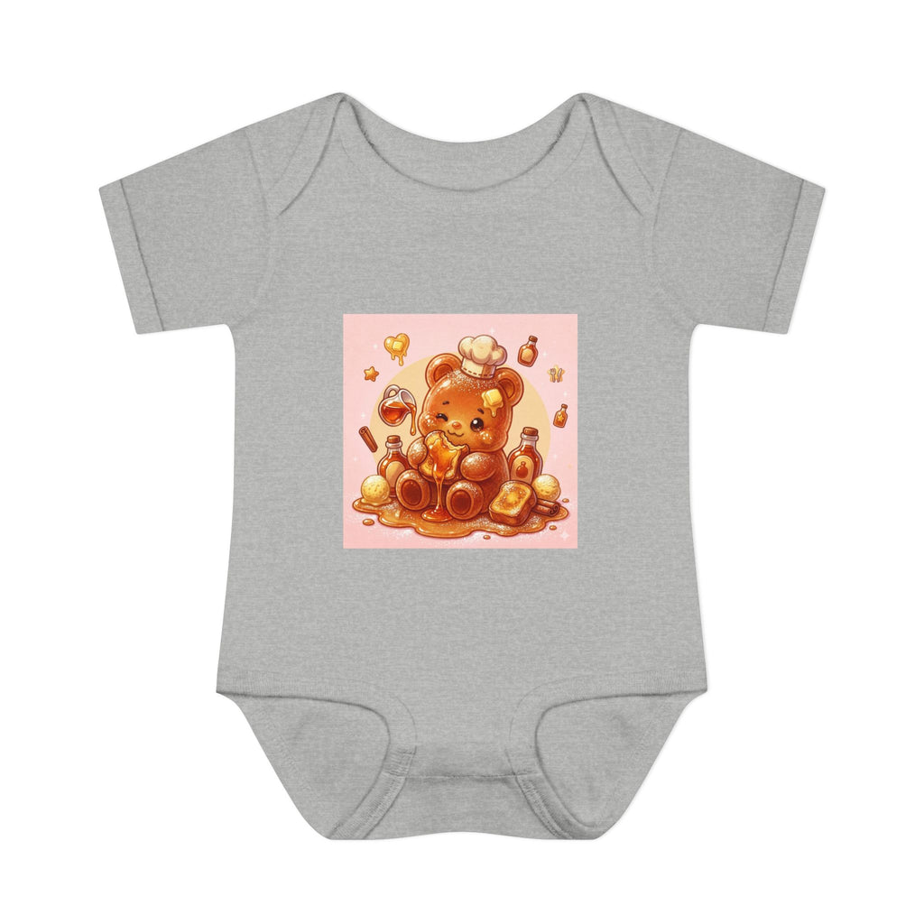 French Toast Gooey with Syrup Gummy Bear & Hearts Design