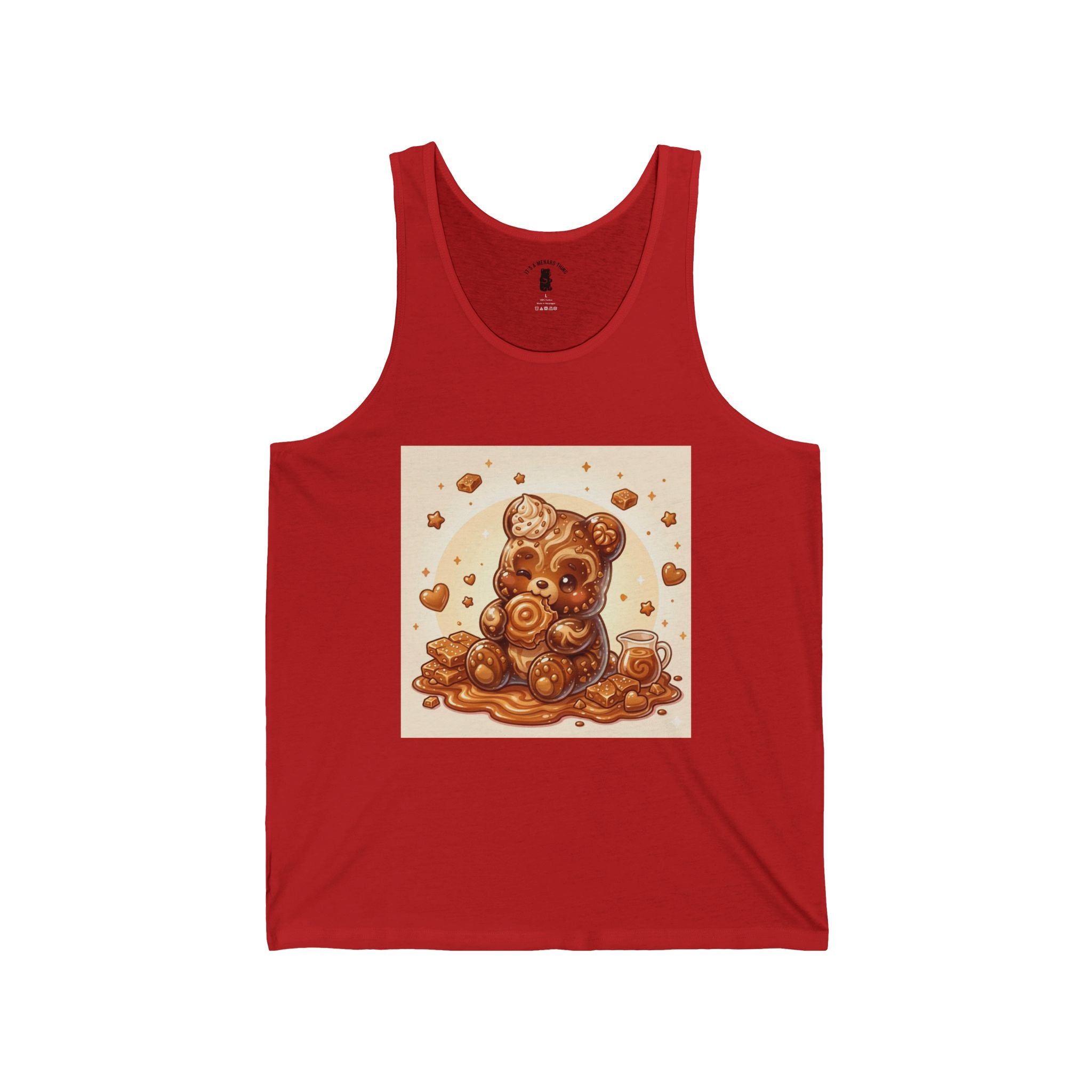 Cinnamon Coffee Cake, Gooey Gummy Bear— Cute Graphic Tank Top