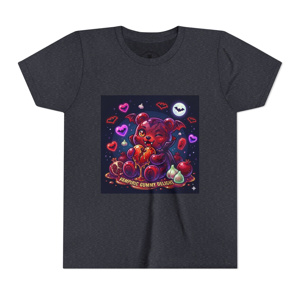 Halloween Vampire Gooey Gummy Bear - Cute Goth Heart Graphic Shirt