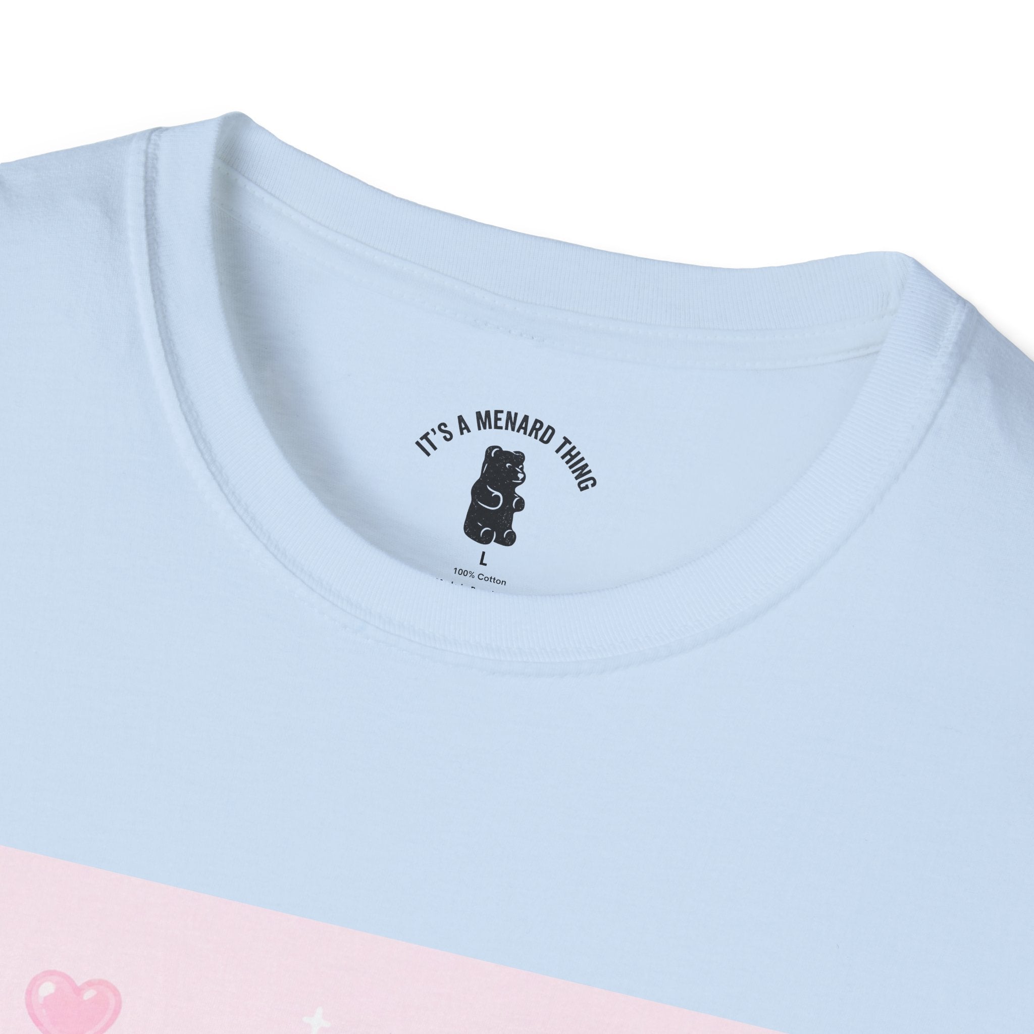 Gooey Pink Gummy Bear Bouquet T-Shirt — Kawaii Valentine Floral Tee