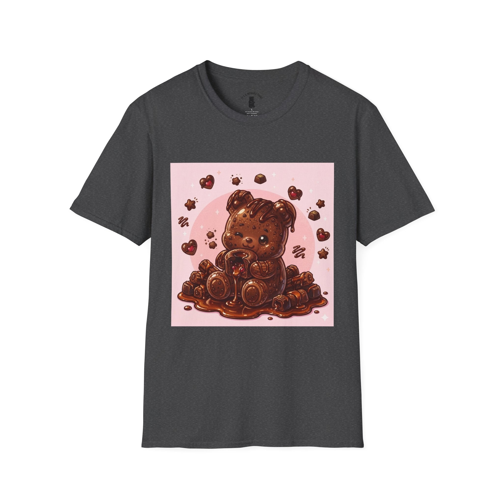 Chocolate Molten Lava Cake Gooey Gummy Bear — Cute Graphic Tee