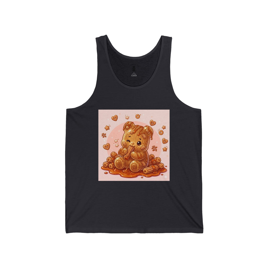 Yummy Churro & Dulc de Leche Gooey Gummy Bear — Cute Graphic Tank Top