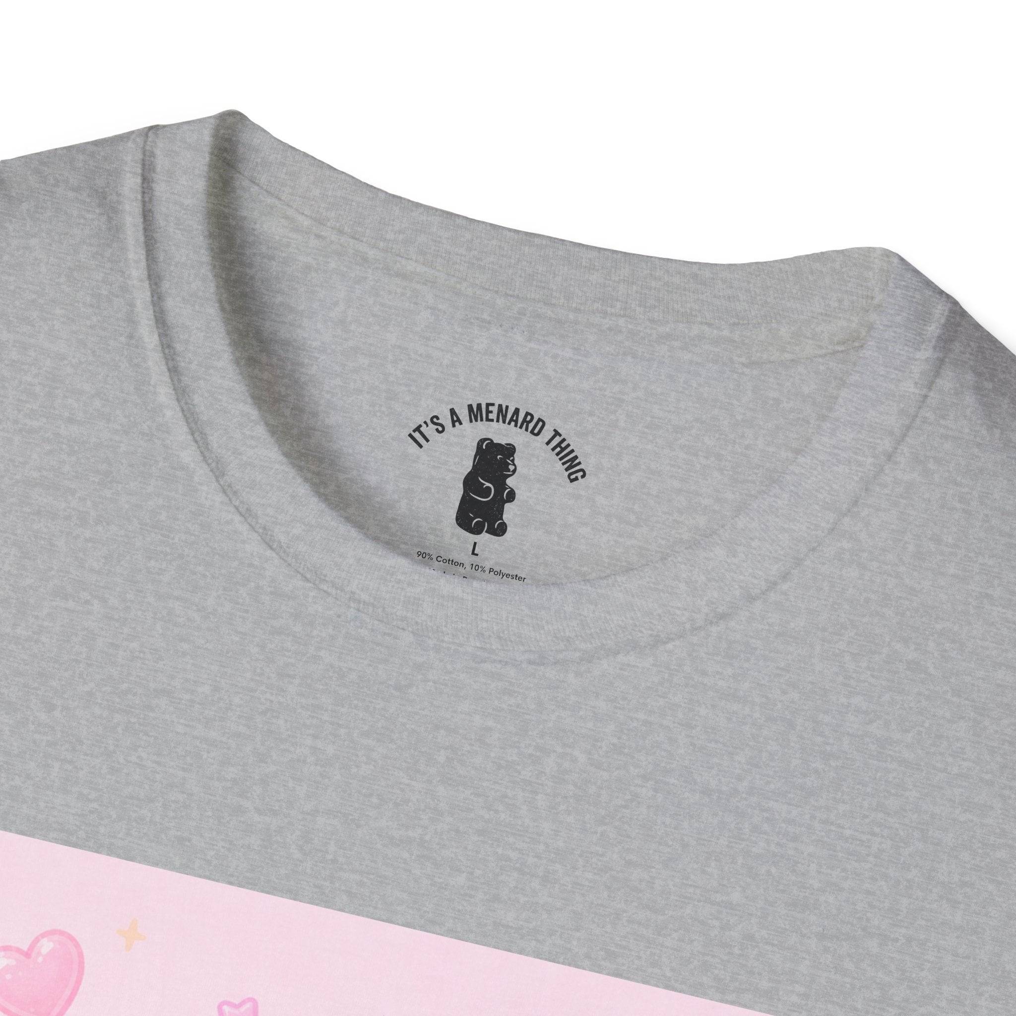 Vanilla Milkshake Gooey Gummy Cartoon T-Shirt — Pastel Aesthetic Tee
