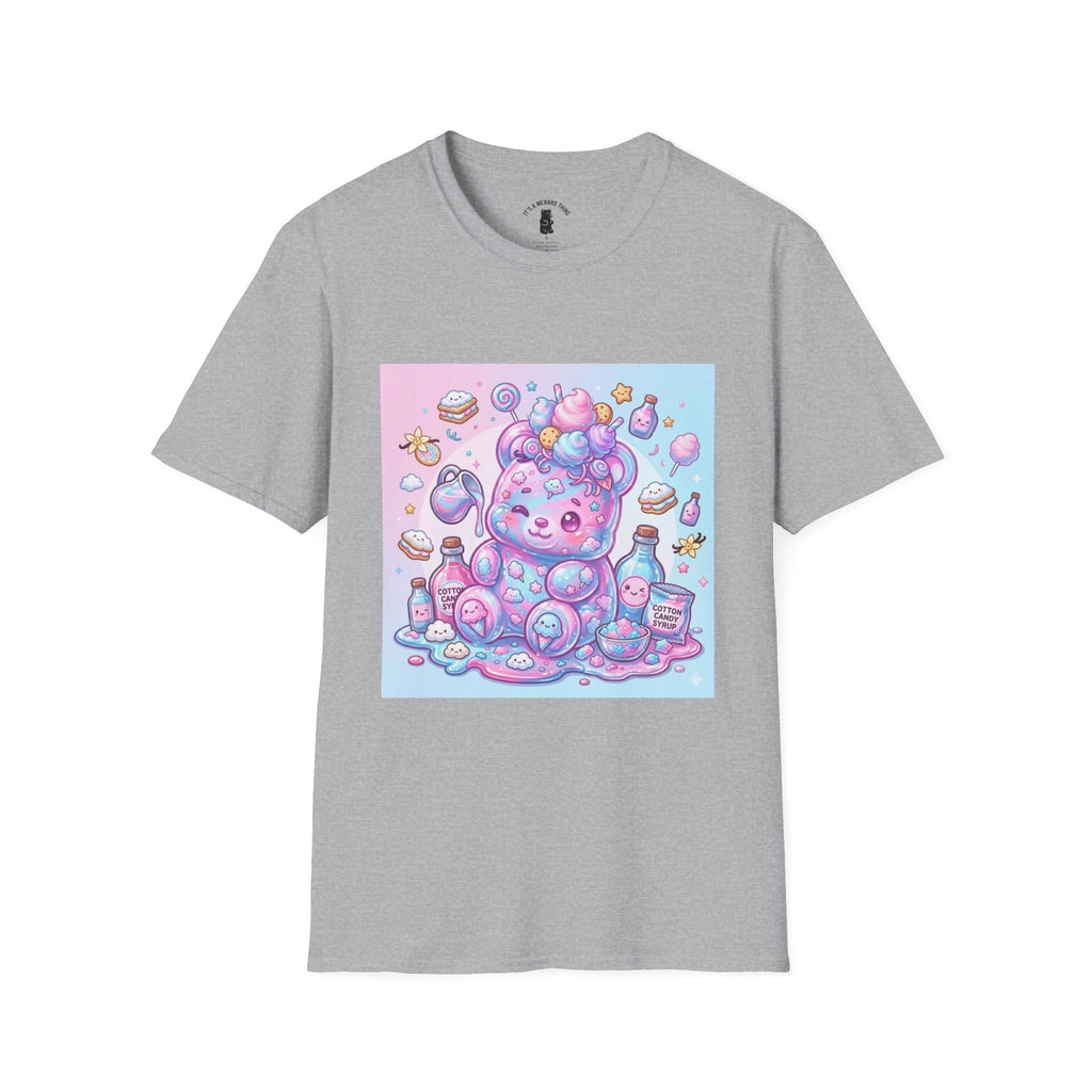 Cotton Candy Gooey Gummy Bear — Kawaii Graphic T-Shirt