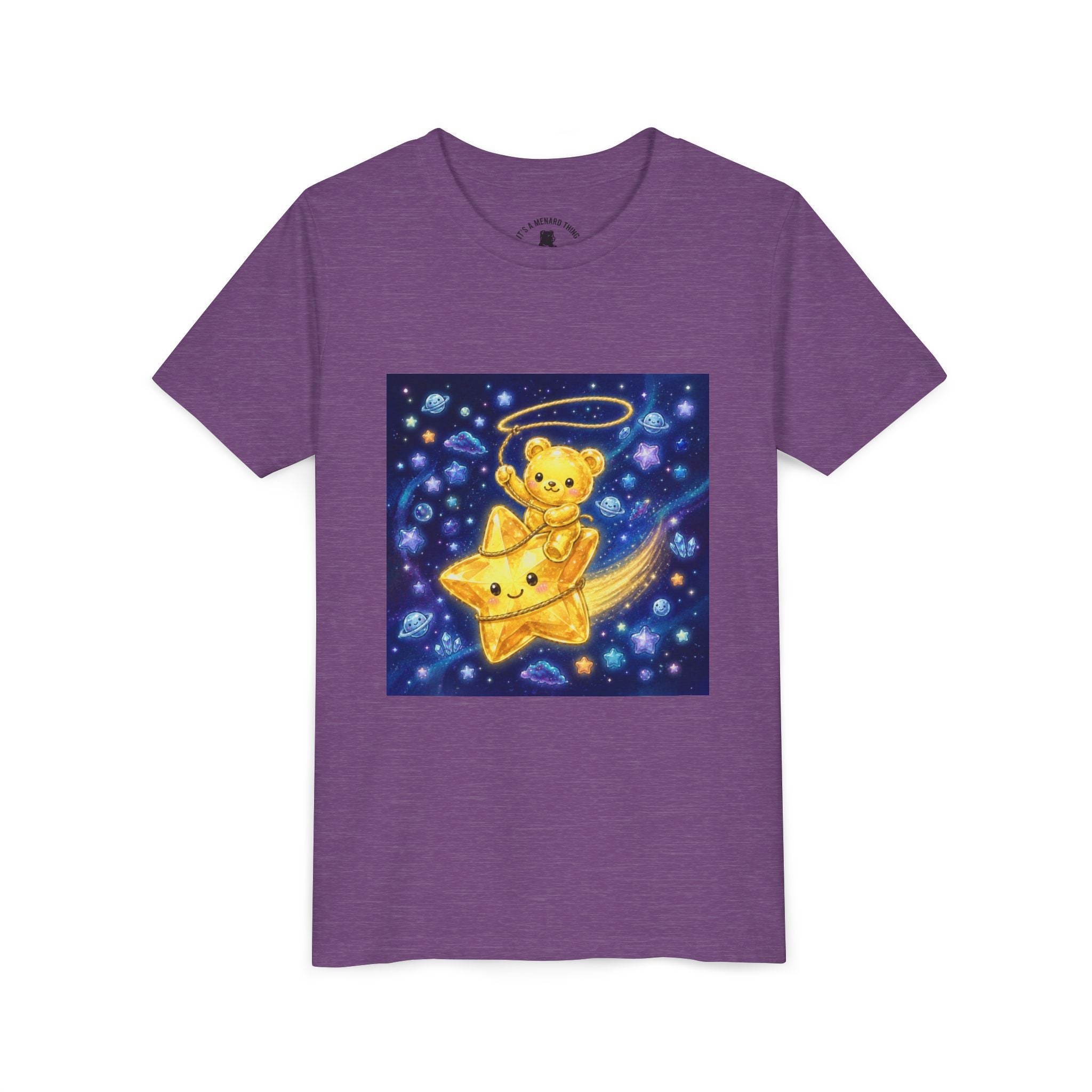 Rodeo, Giddy Up! Starlight Yellow Gooey Crystal Gummy Bear- Graphic T-Shirt