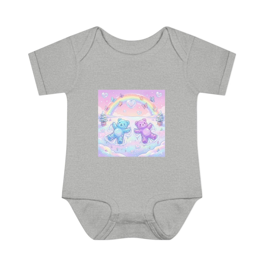 Twin Snow Angel Gooey Gummy Bears Infant Bodysuit — Cute Baby Onesie
