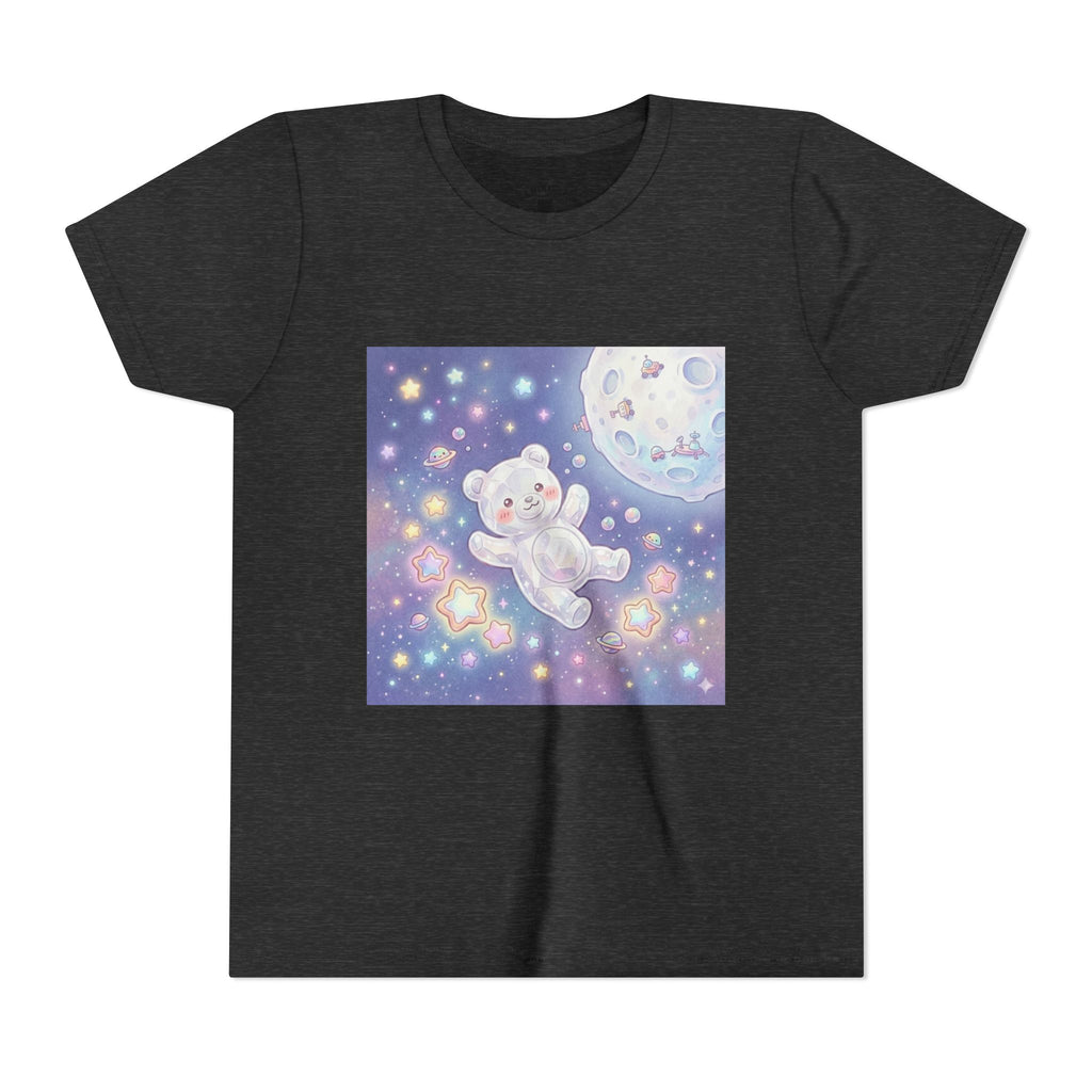 "Float Me to The Moon" Gooey White Crystal Gummy Bear Youth Tee