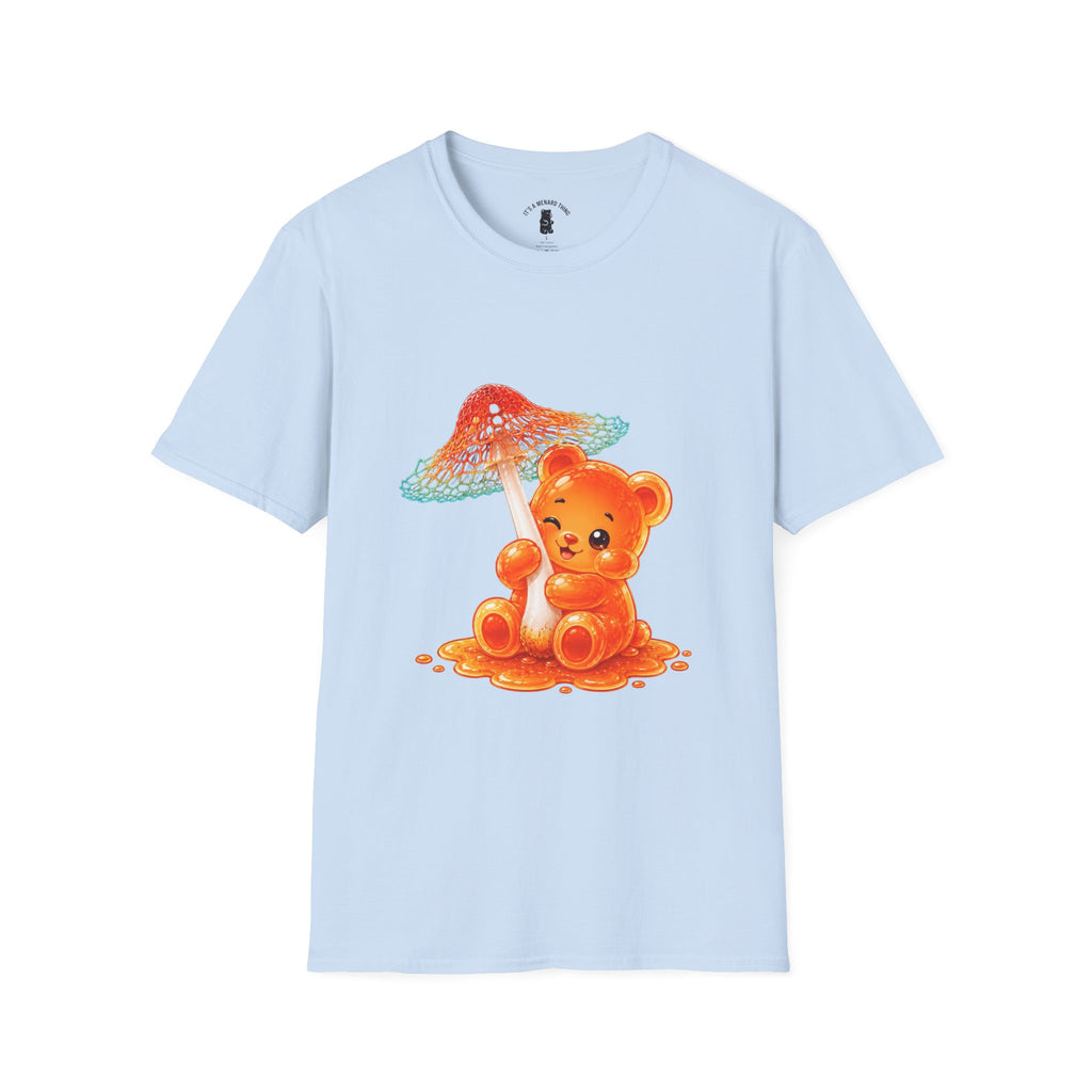Rare Orange and Green Mushroom, Oozy Bear Gummy Friend Special- Graphic Shirt