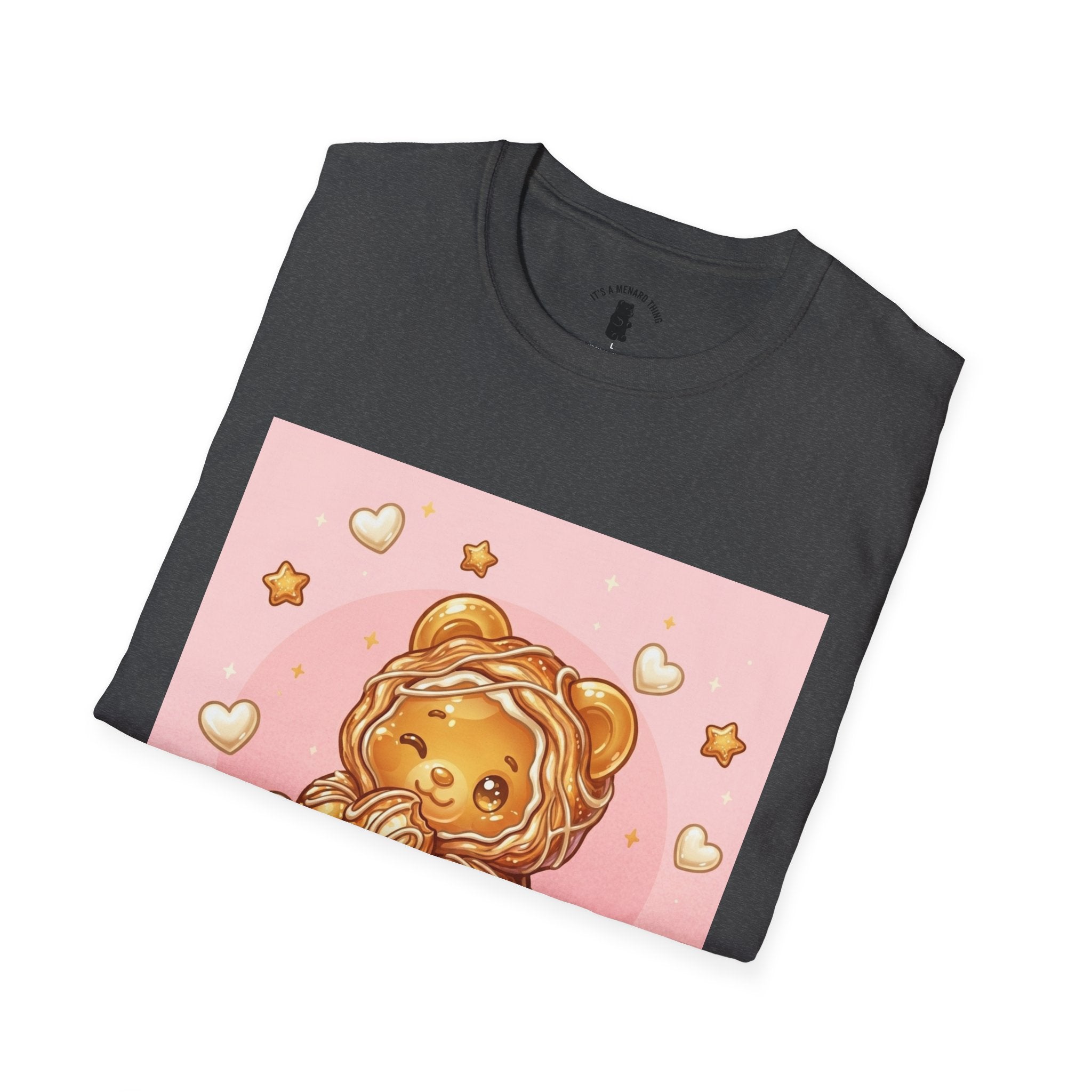 Cute Cheese Danish Gooey Gummy Bear — Kawaii Graphic T-Shirt