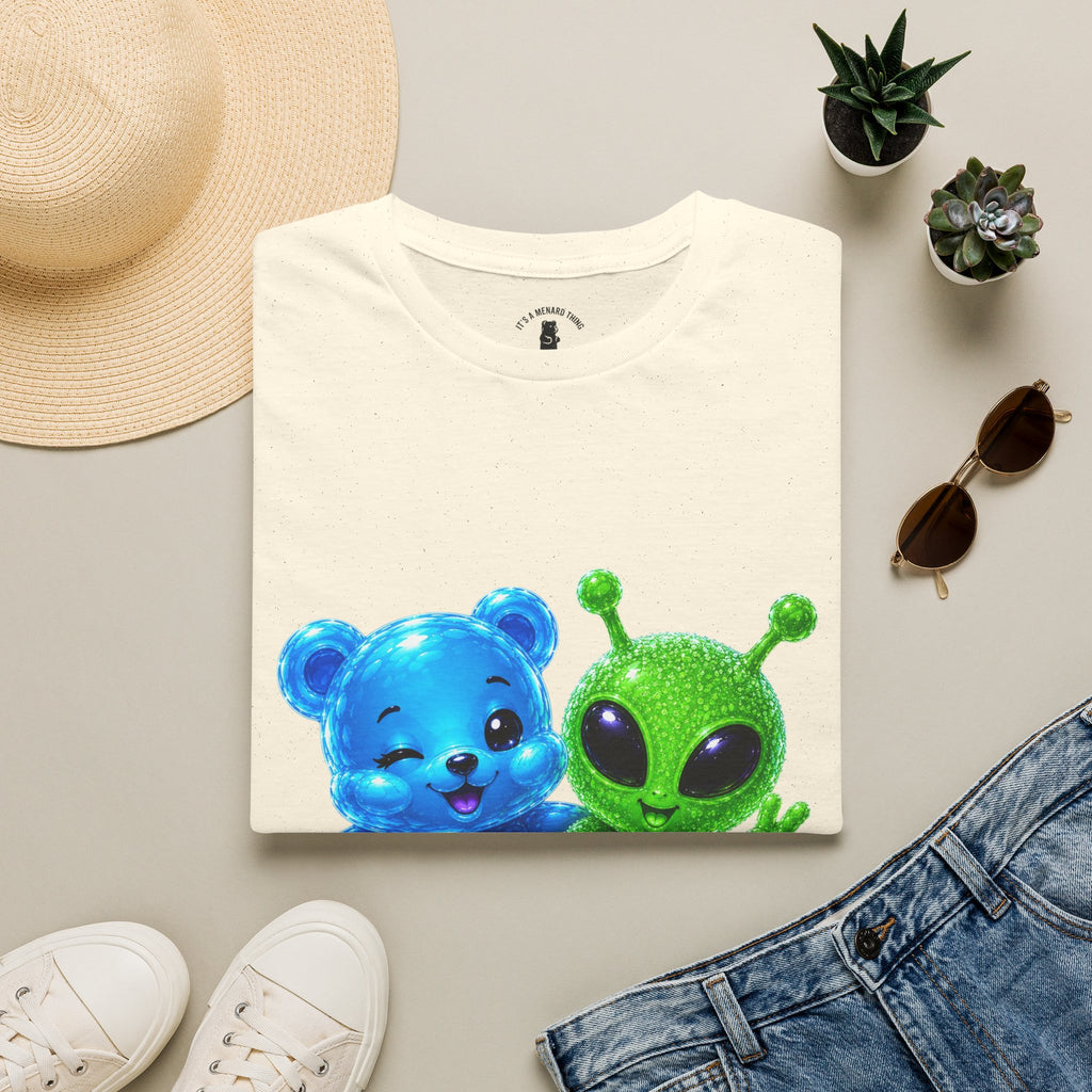 We Come in Peace, Oozy Bear & Alien Special Addition- Graphic Shirt