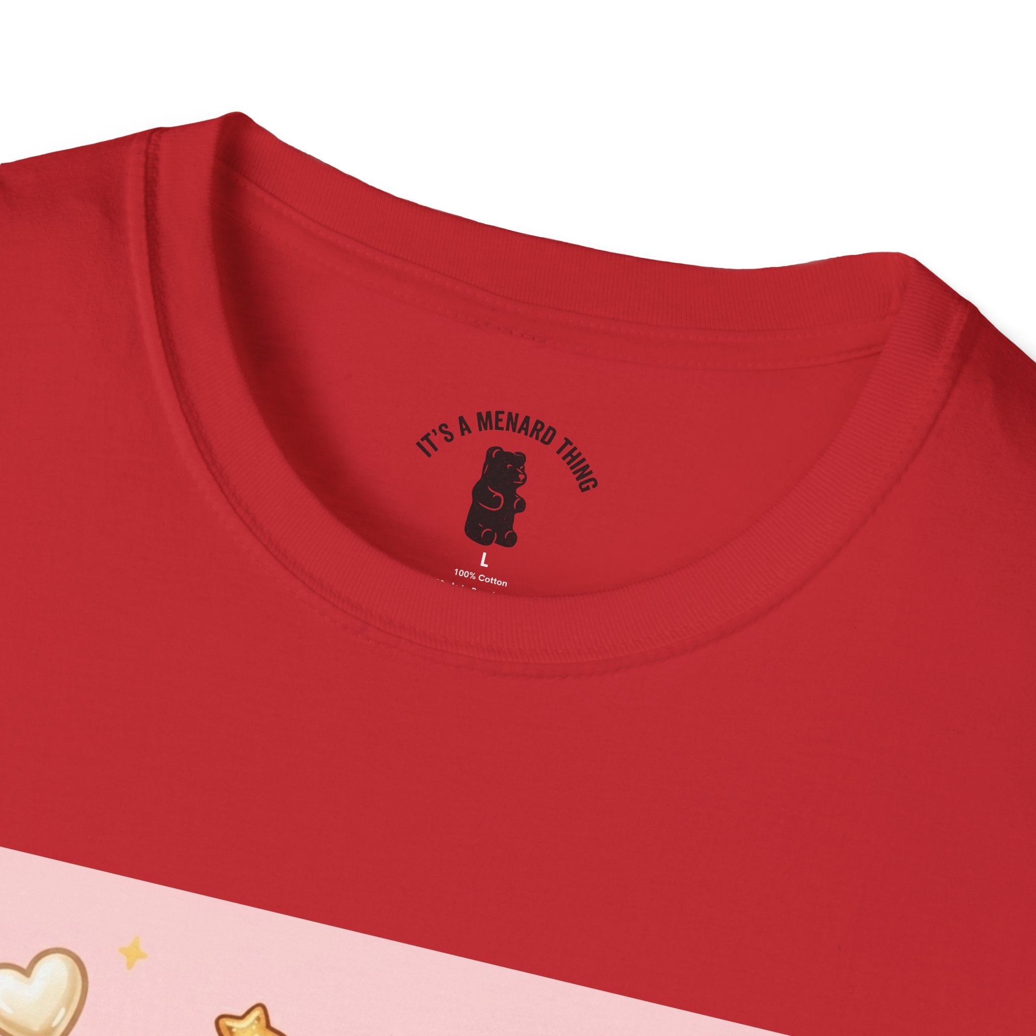 Cute Cheese Danish Gooey Gummy Bear — Kawaii Graphic T-Shirt
