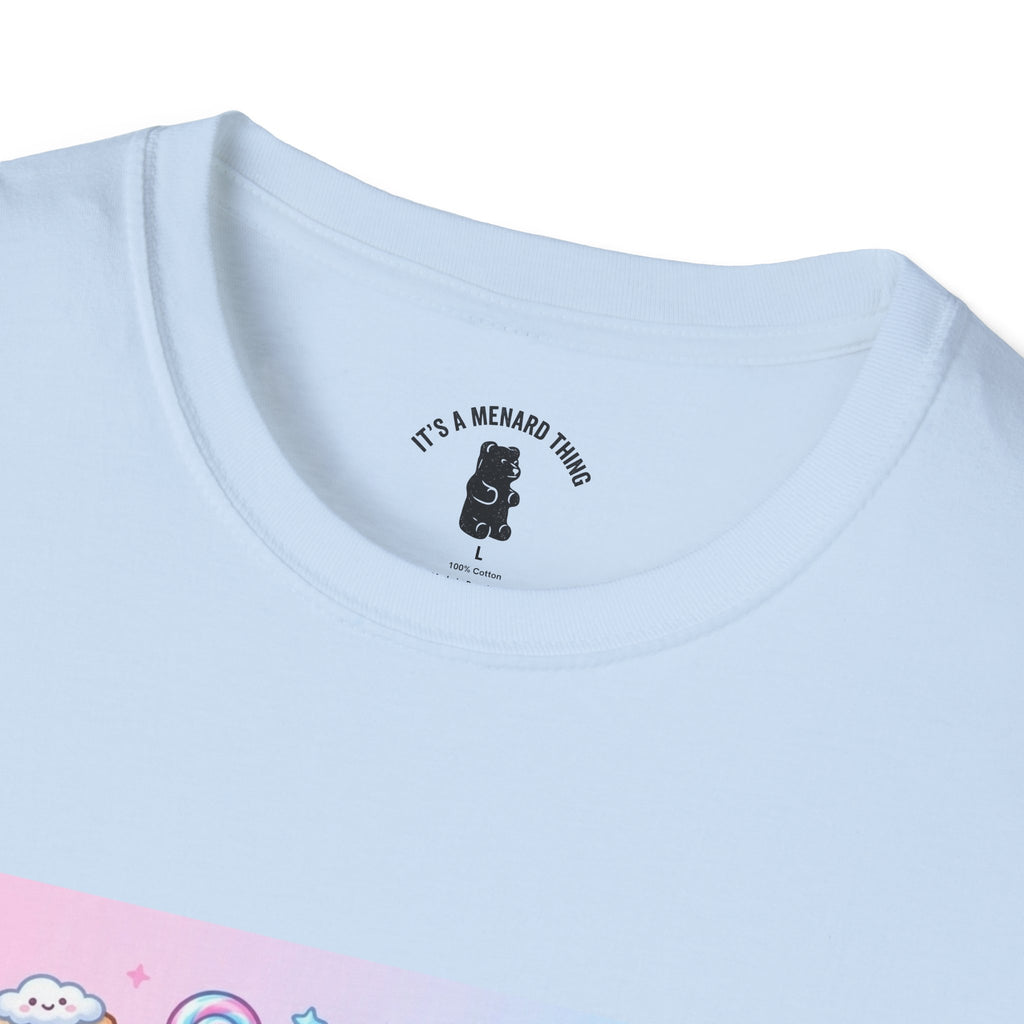 Cotton Candy Gooey Gummy Bear — Kawaii Graphic T-Shirt