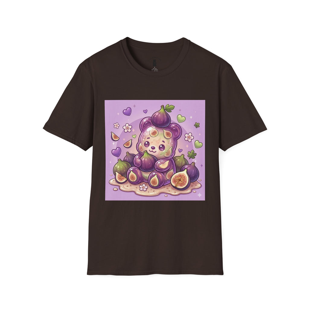 Delicious Ripe Fig, Exotic Oozy Gummy Bear Friend — Kawaii Fruit Design