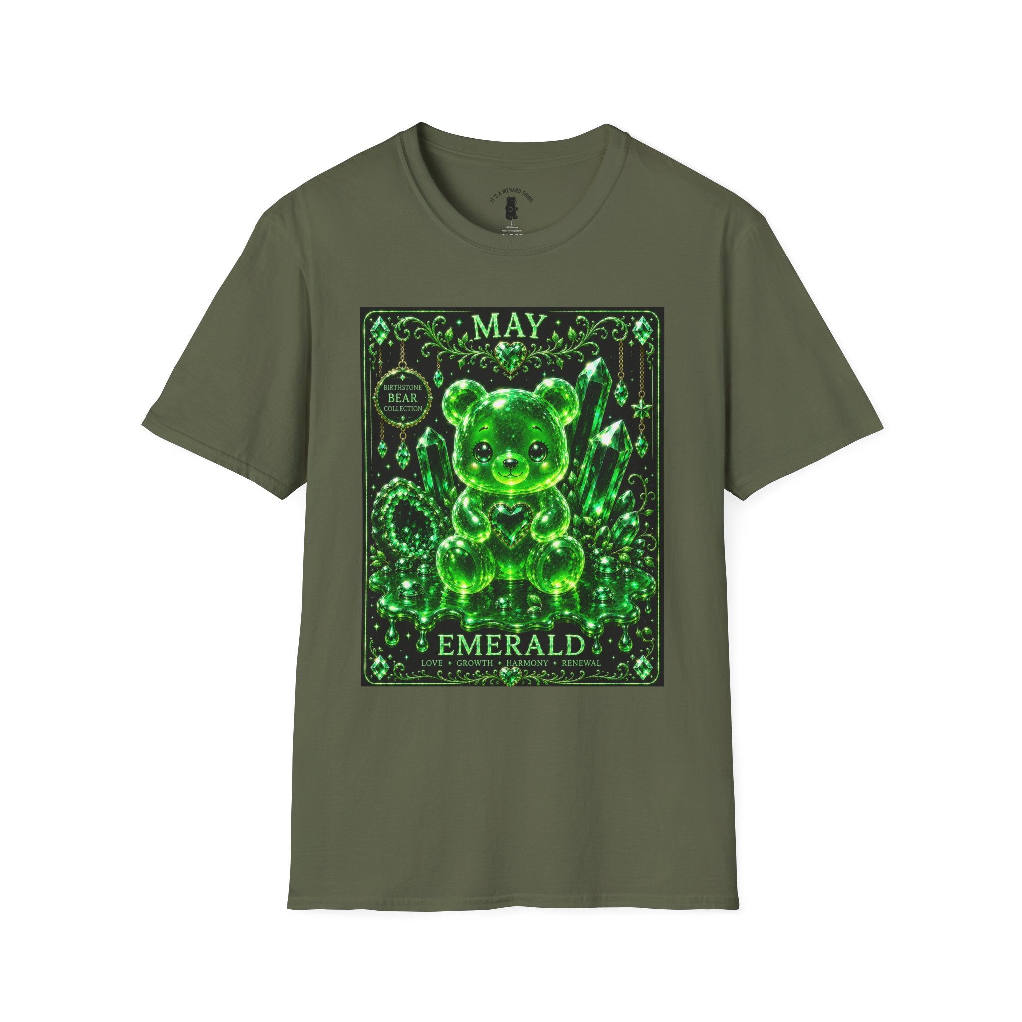 May, Emerald Birthstone Oozy Bear Gummy Special Addition- Graphic Shirt