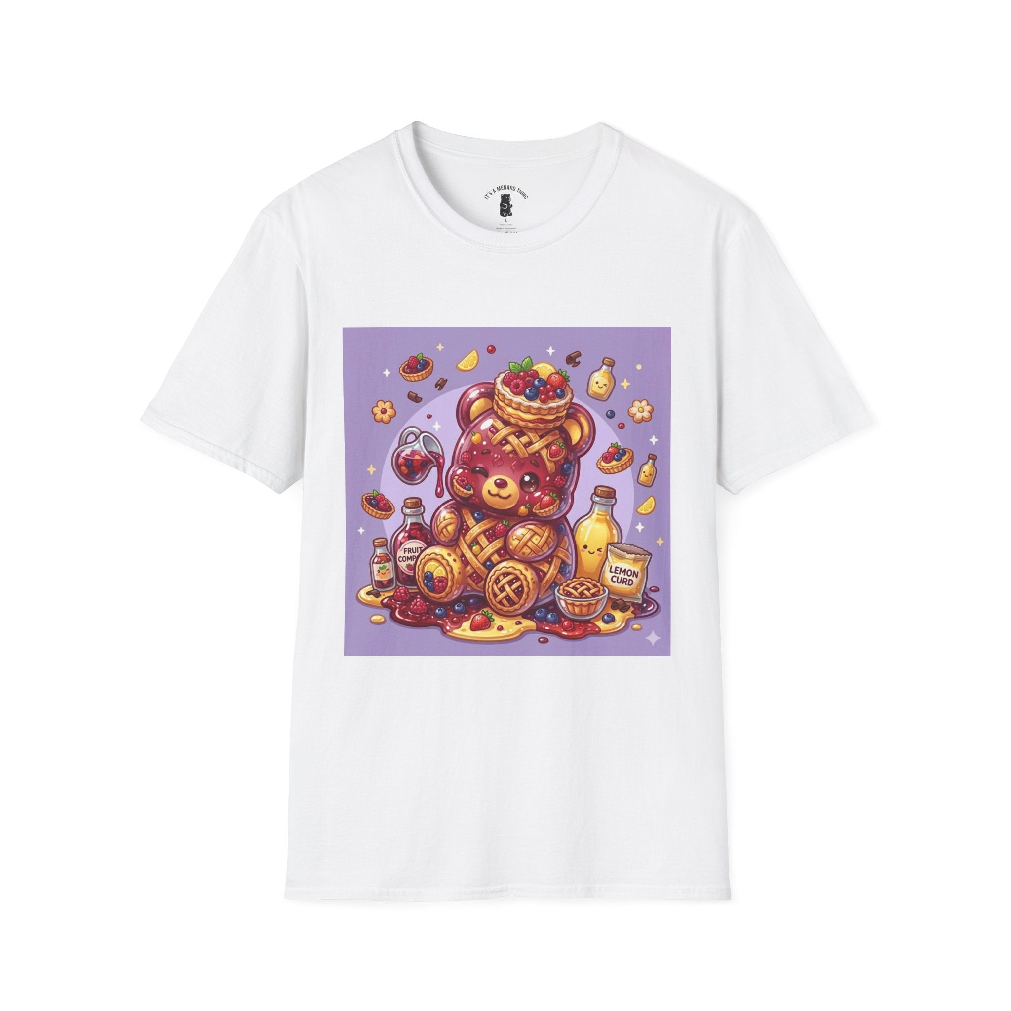 Mixed Berry Tart, Exotic Gooey Gummy Bear — Kawaii Graphic T-Shirt