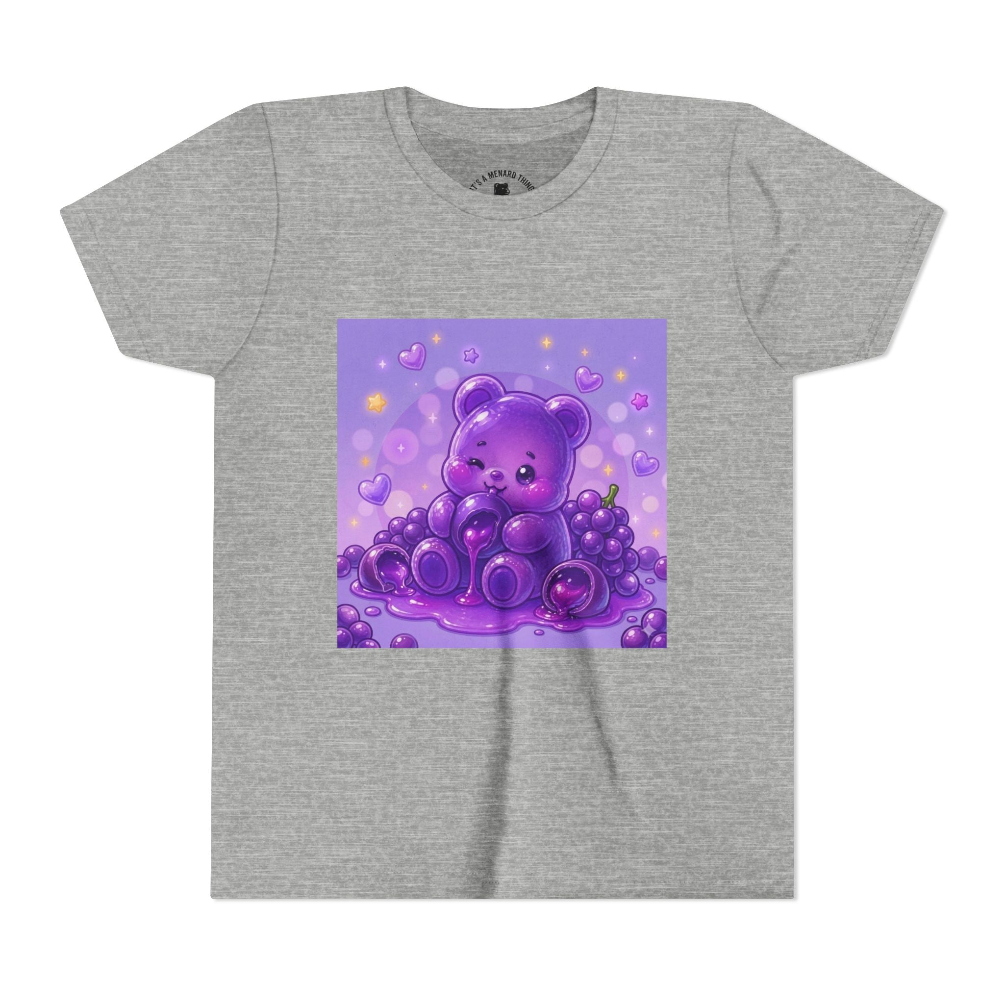 Gooey Grape Gummy Bear Cute Kids Shirt