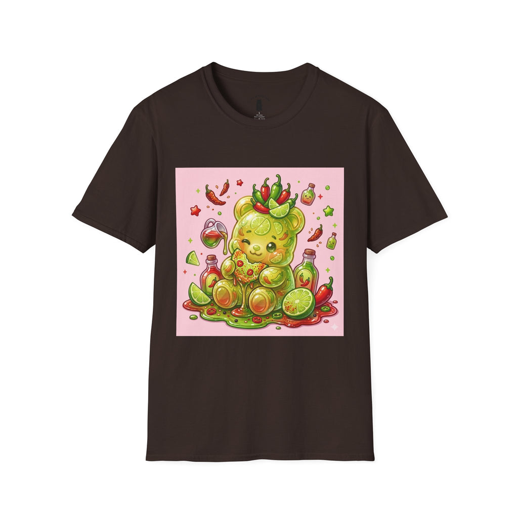 Adorable sweet Chili Lime, Exotic Gooey Gummy Bear— Kawaii Graphic T-Shirt