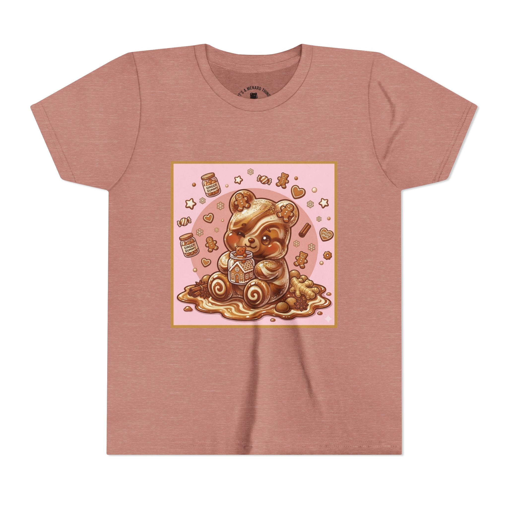 Gooey Gummy Bear Ginger Bread Graphic Youth T-Shirt
