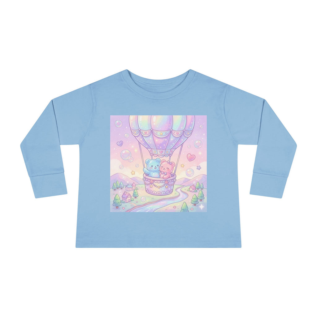Hot Air Balloon Adventure, Oozy Bear Gummy Friends- Graphic Long Sleeve Shirt