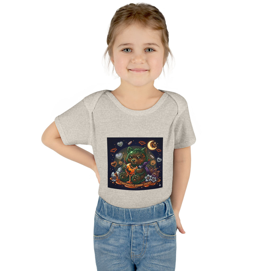 Baby Bodysuit — Cute Halloween Werewolf Gooey Bear