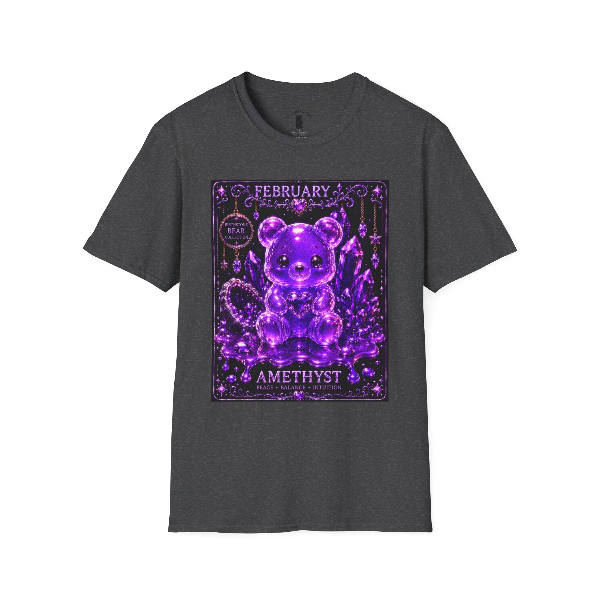 February, Amethyst Birthstone Oozy Bear Friend Special Addition- Graphic