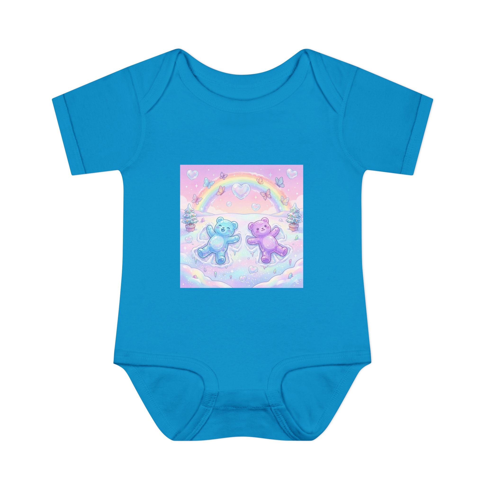 Twin Snow Angel Gooey Gummy Bears Infant Bodysuit — Cute Baby Onesie