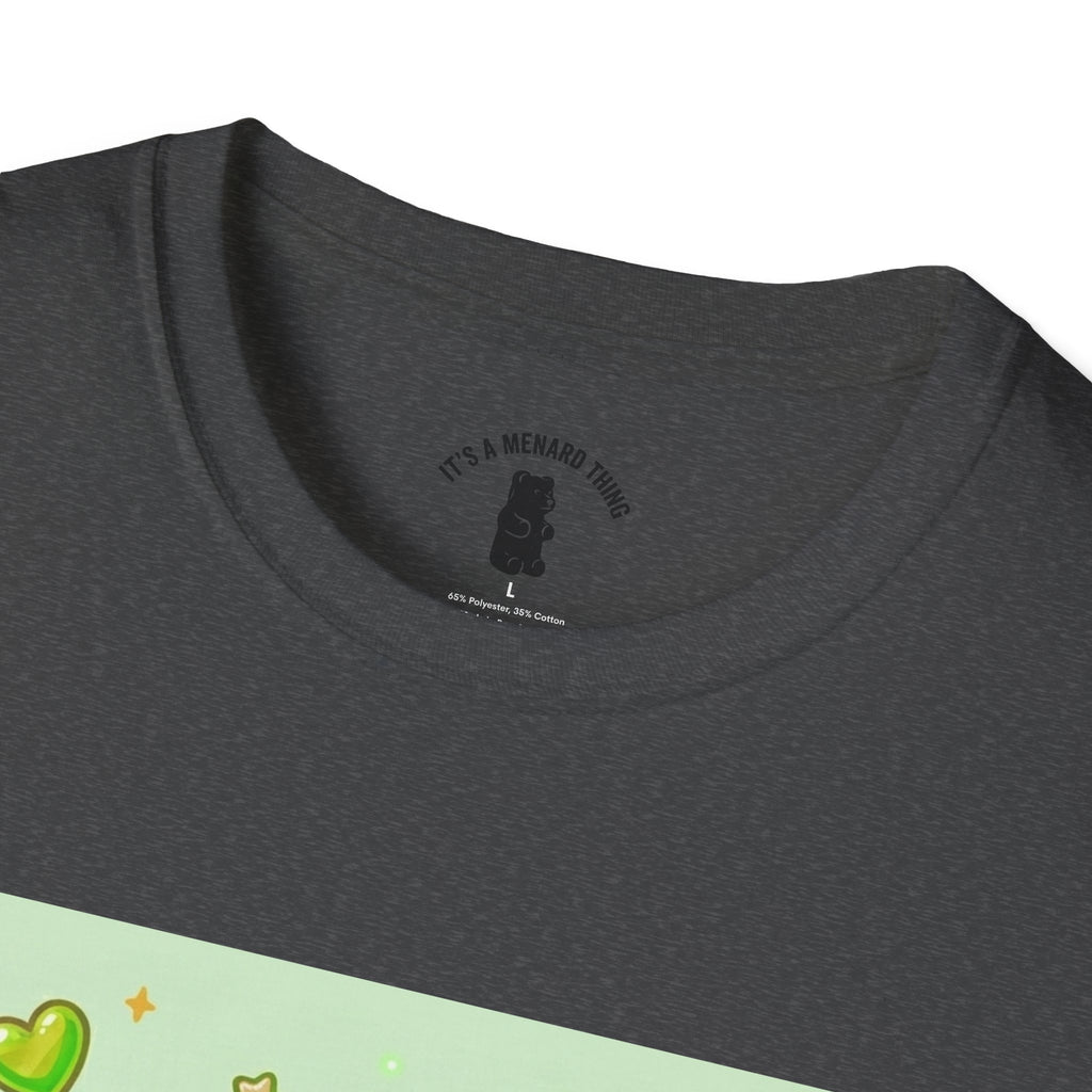 Kiwi Green Gooey Gummy Bear T-Shirt — Cute Graphic Tee