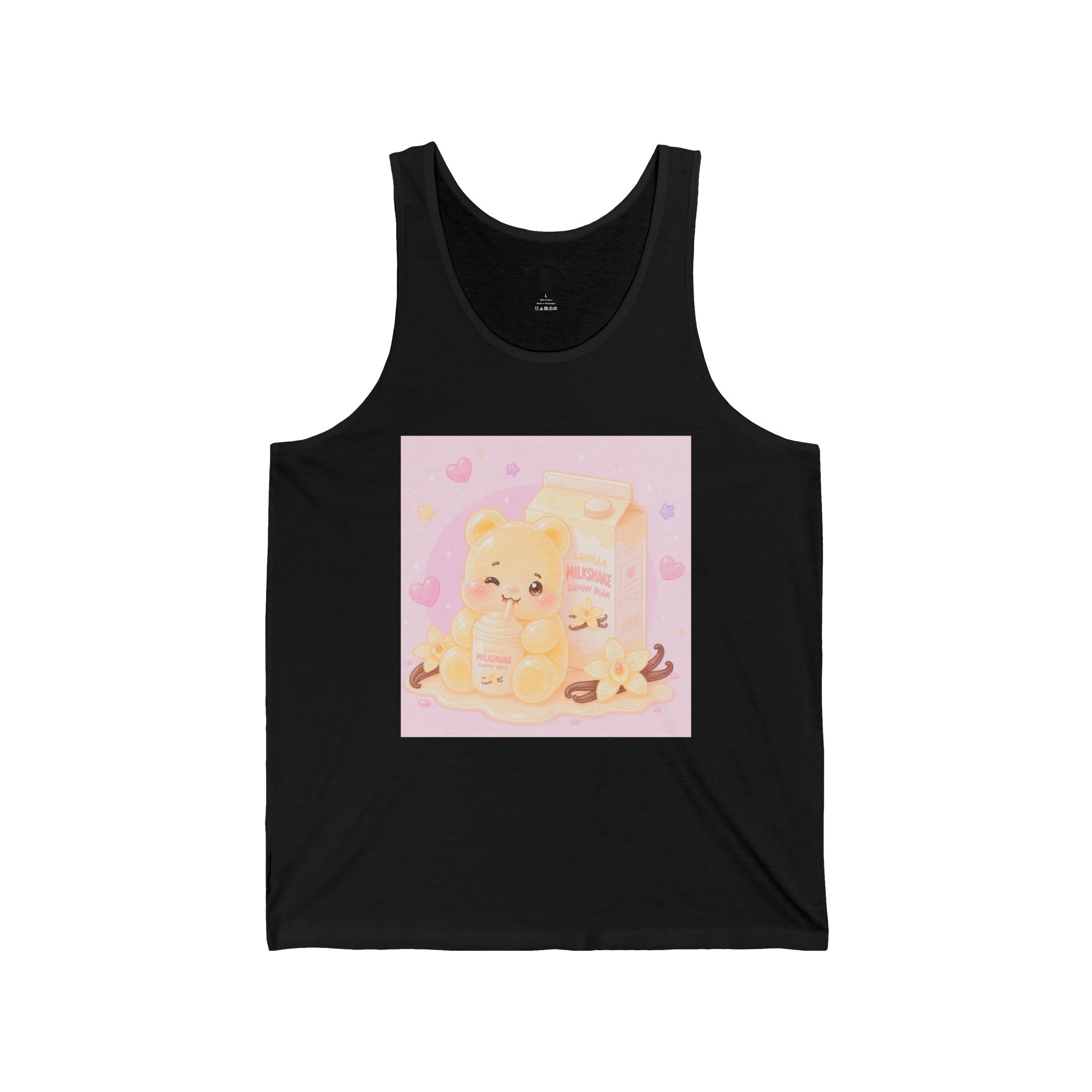 Vanilla Milkshake Gooey Gummy Bear — Pastel Graphic Tank Top