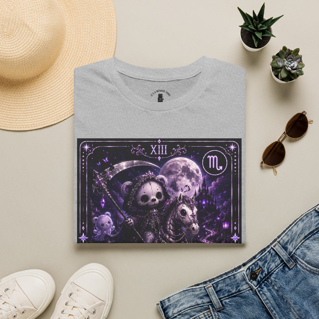 Death Tarot Gothic Skeleton Oozy Bear Special Addition- Graphic Shirt