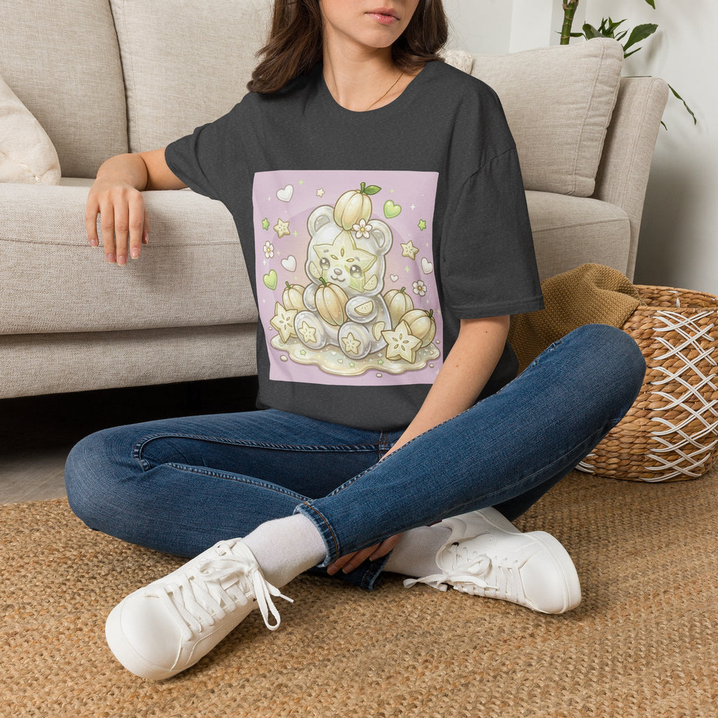 Cute Pumpkin Bear T-Shirt — Pastel Kawaii Fall Tee