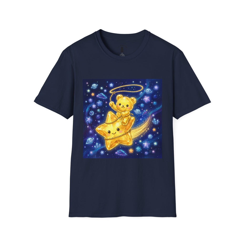 Rodeo Star, Golden Crstyal Gooey Gummy Bear- Kawaii Graphic T-Shirt