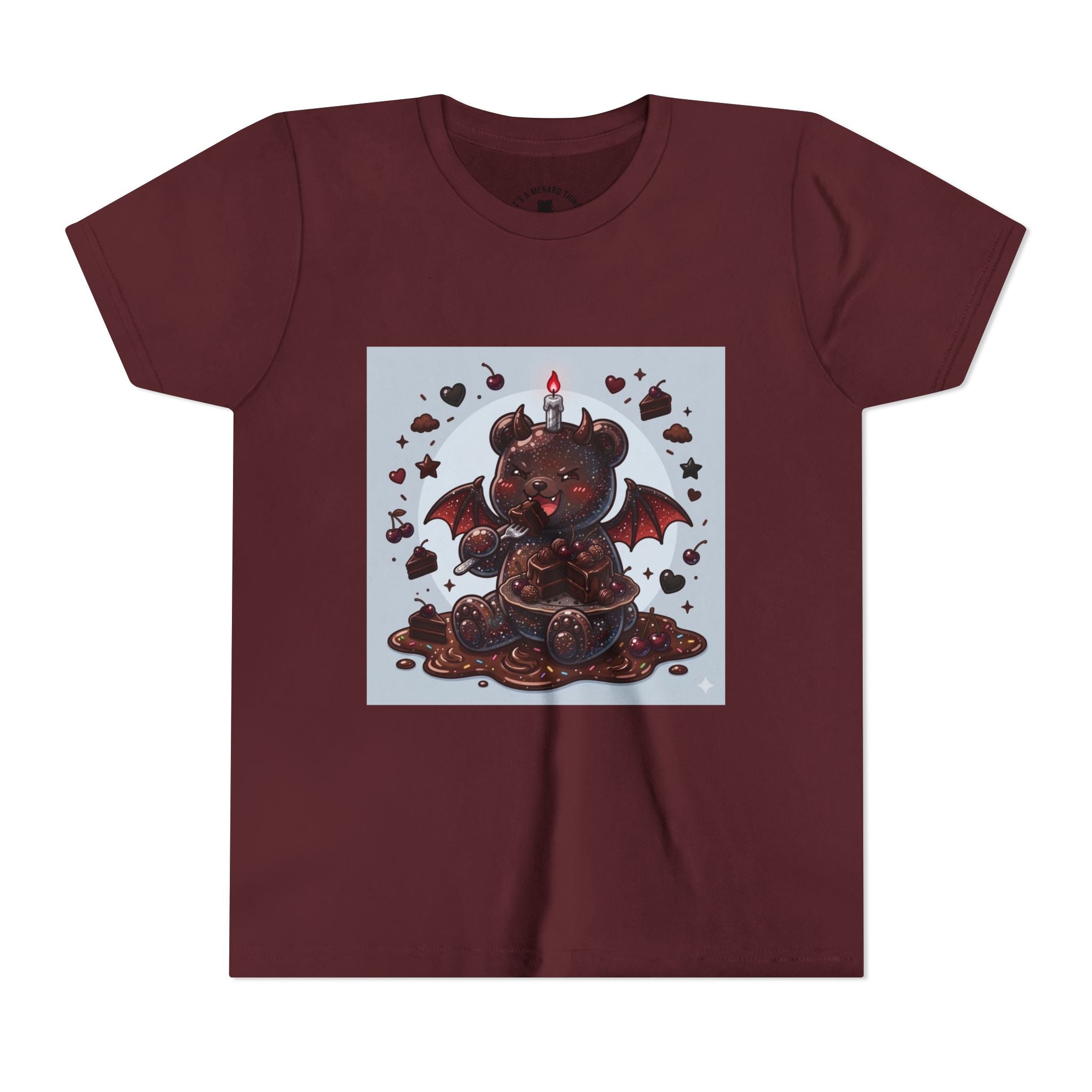 Devils Food Cake, Fudge Gooey Gummy Bear Youth Shirt