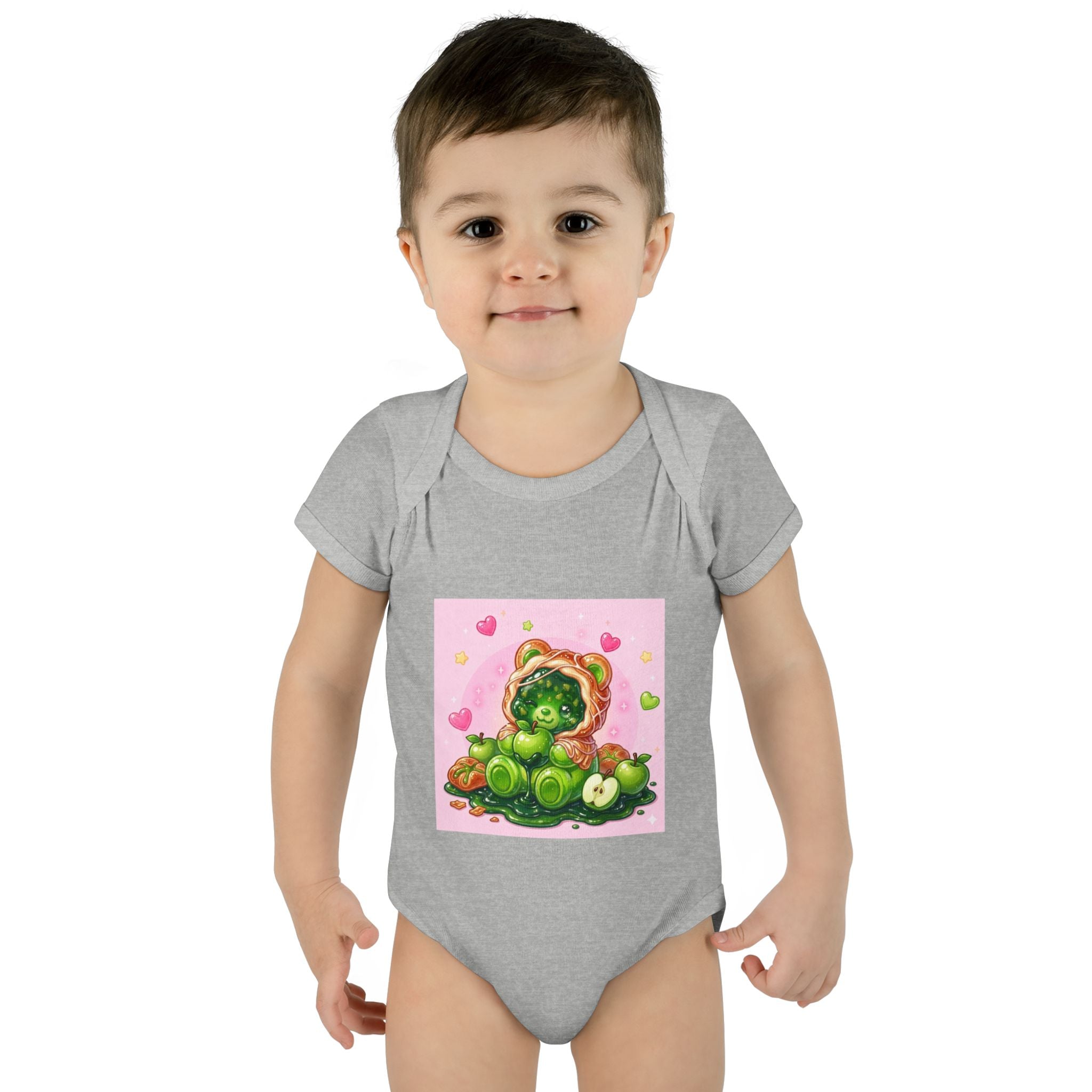 Green Apple Danish Gooey Gummy Bear in Puff PJs