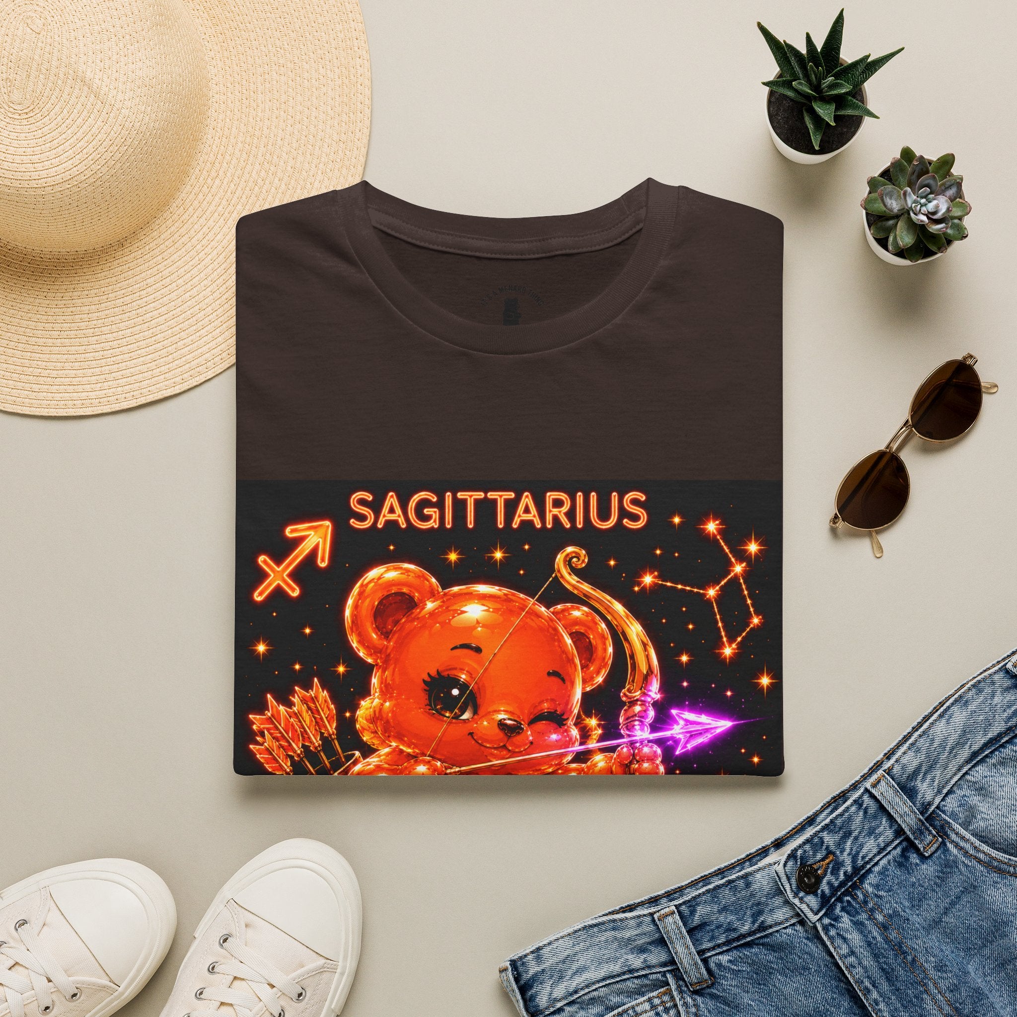 Sagittarius Zodiac Constellation Oozy Bear Special- Graphic Shirt