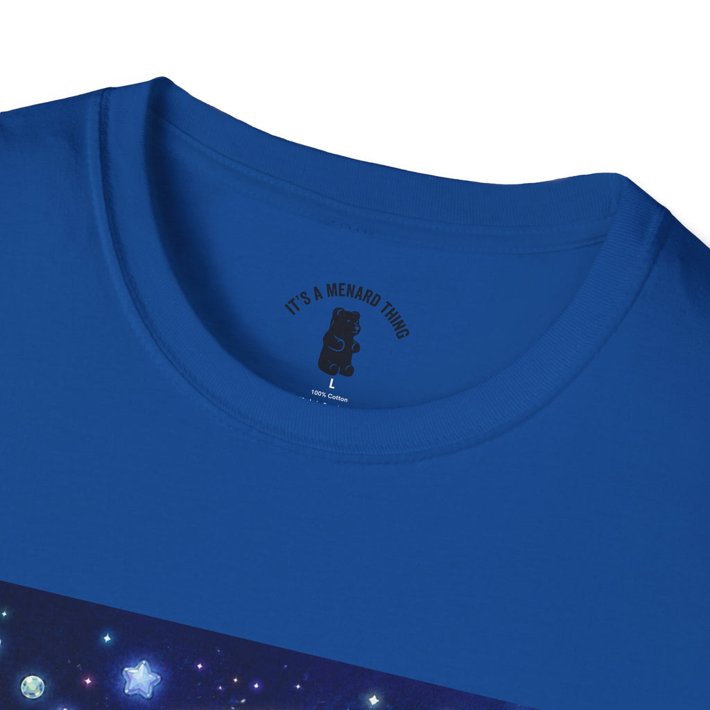 Rodeo Star, Golden Crstyal Gooey Gummy Bear- Kawaii Graphic T-Shirt