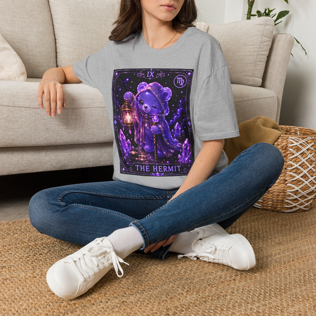 The Hermit Tarot Cosmic Oozy Bear Friend- Graphic Shirt