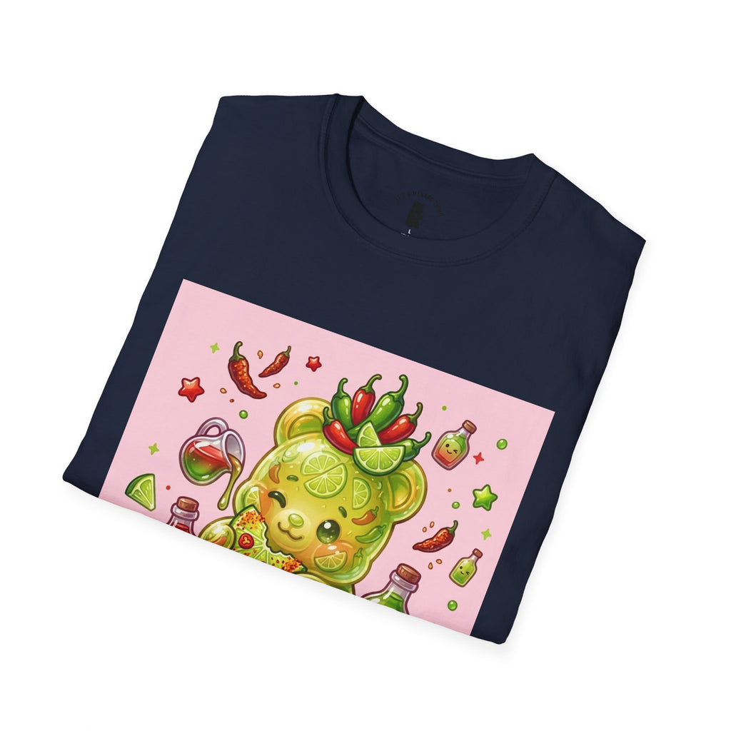 Adorable sweet Chili Lime, Exotic Gooey Gummy Bear— Kawaii Graphic T-Shirt