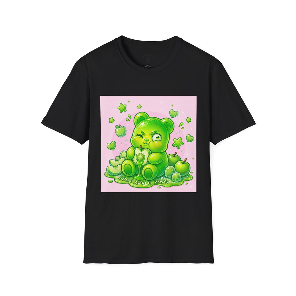 Sour Green Apple Gooey Gummy Bear T-Shirt — Graphic Tee