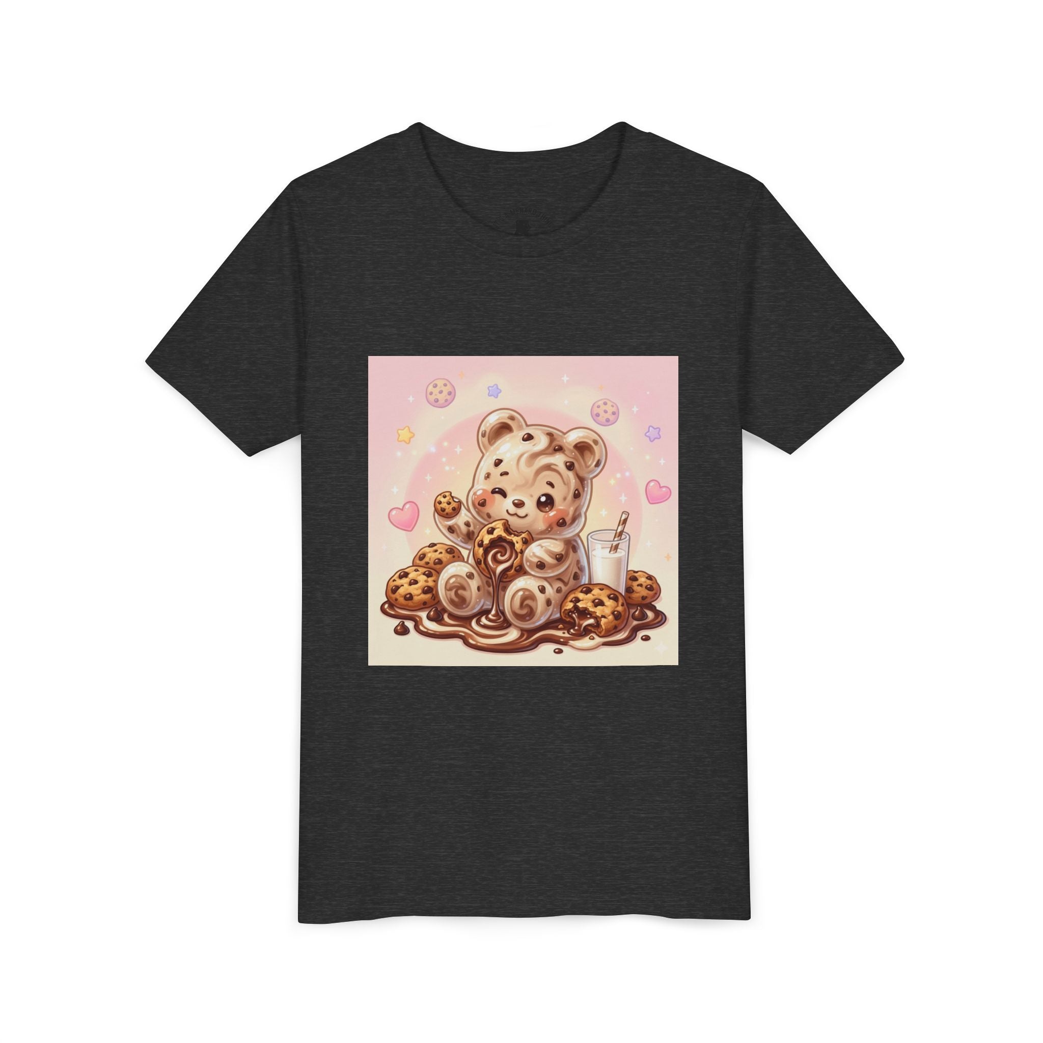 Cookies & Milk Gooey Fudge Gummy Bear Graphic Shirt
