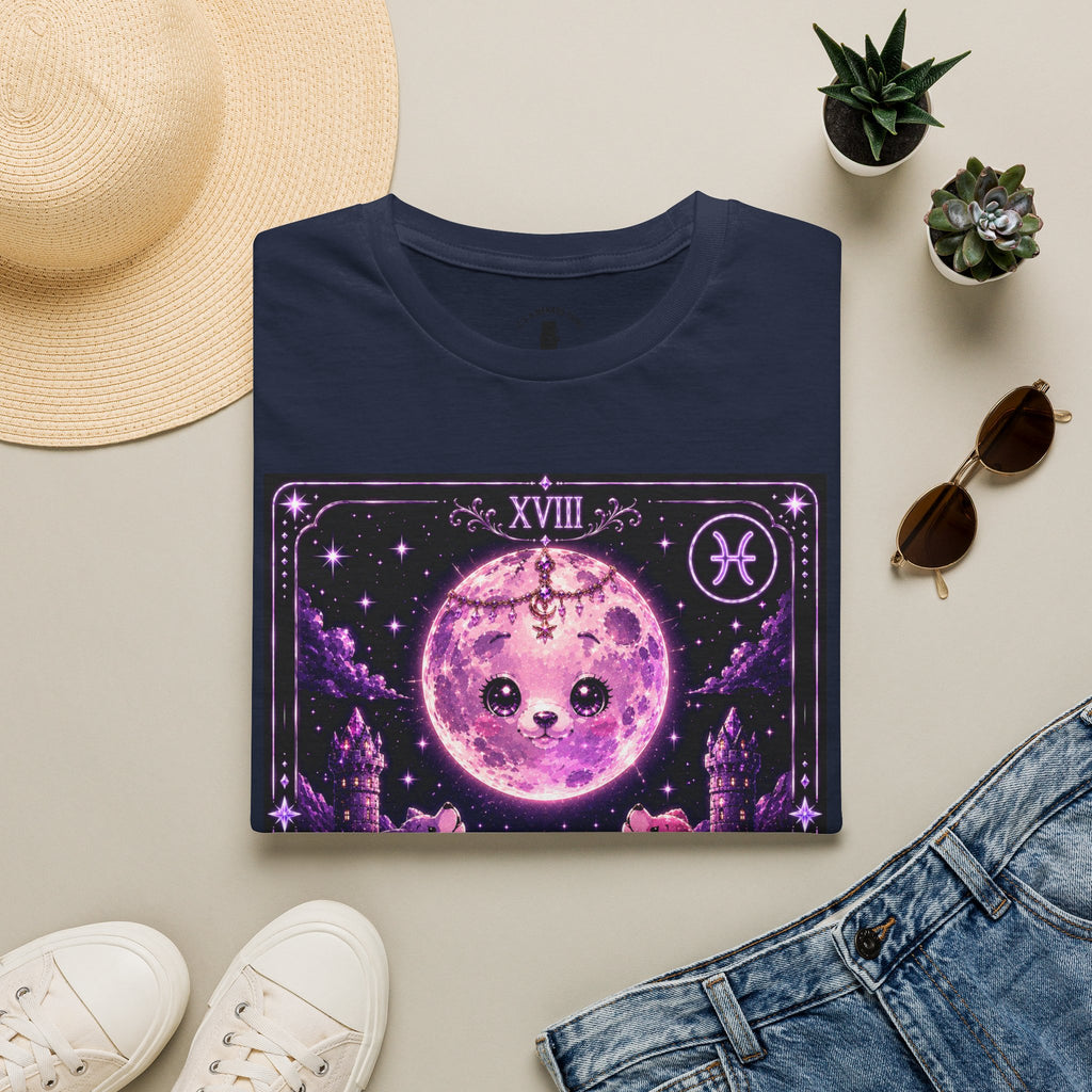 The Moon Tarot Astrological Style Oozy Bear Gummy Friend- Graphic Shirt